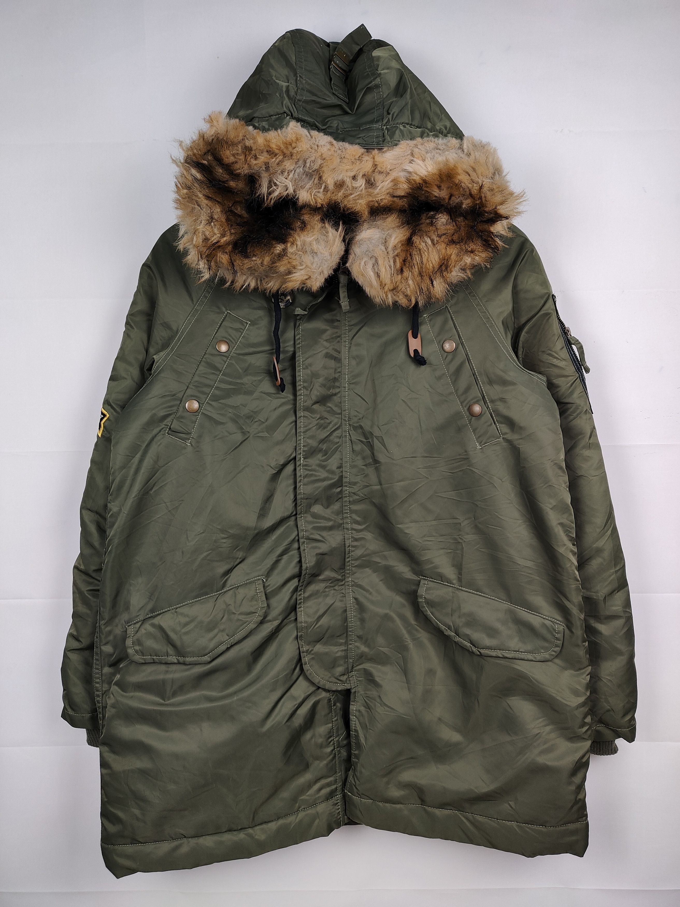 Japanese Brand Rilakkuma N-3B Parka Jacket Size US M / EU 48-50 / 2 - 1 Thumbnail
