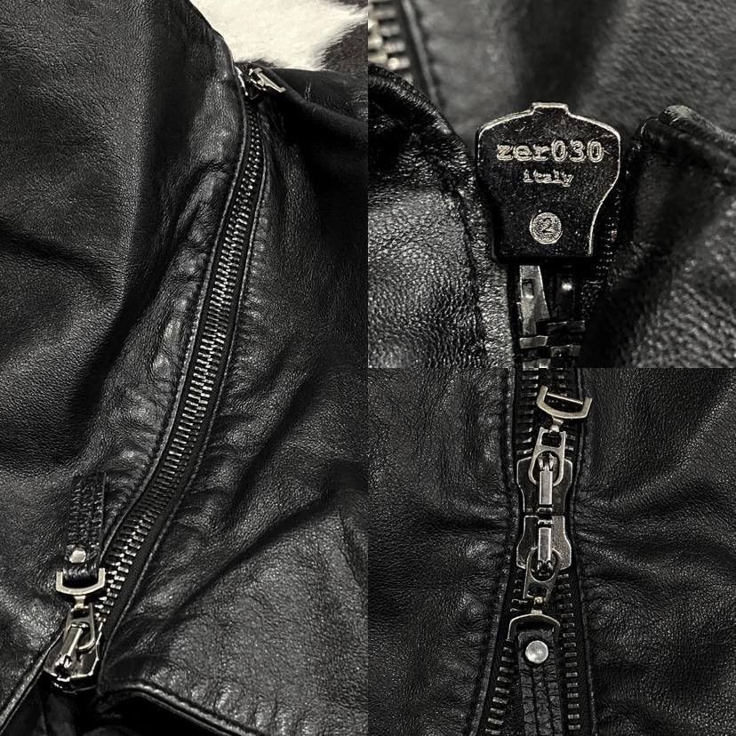 Other Italian Horse Leather Asymmetric Crop Jacket Size S / US 4 / IT 40 - 5 Thumbnail