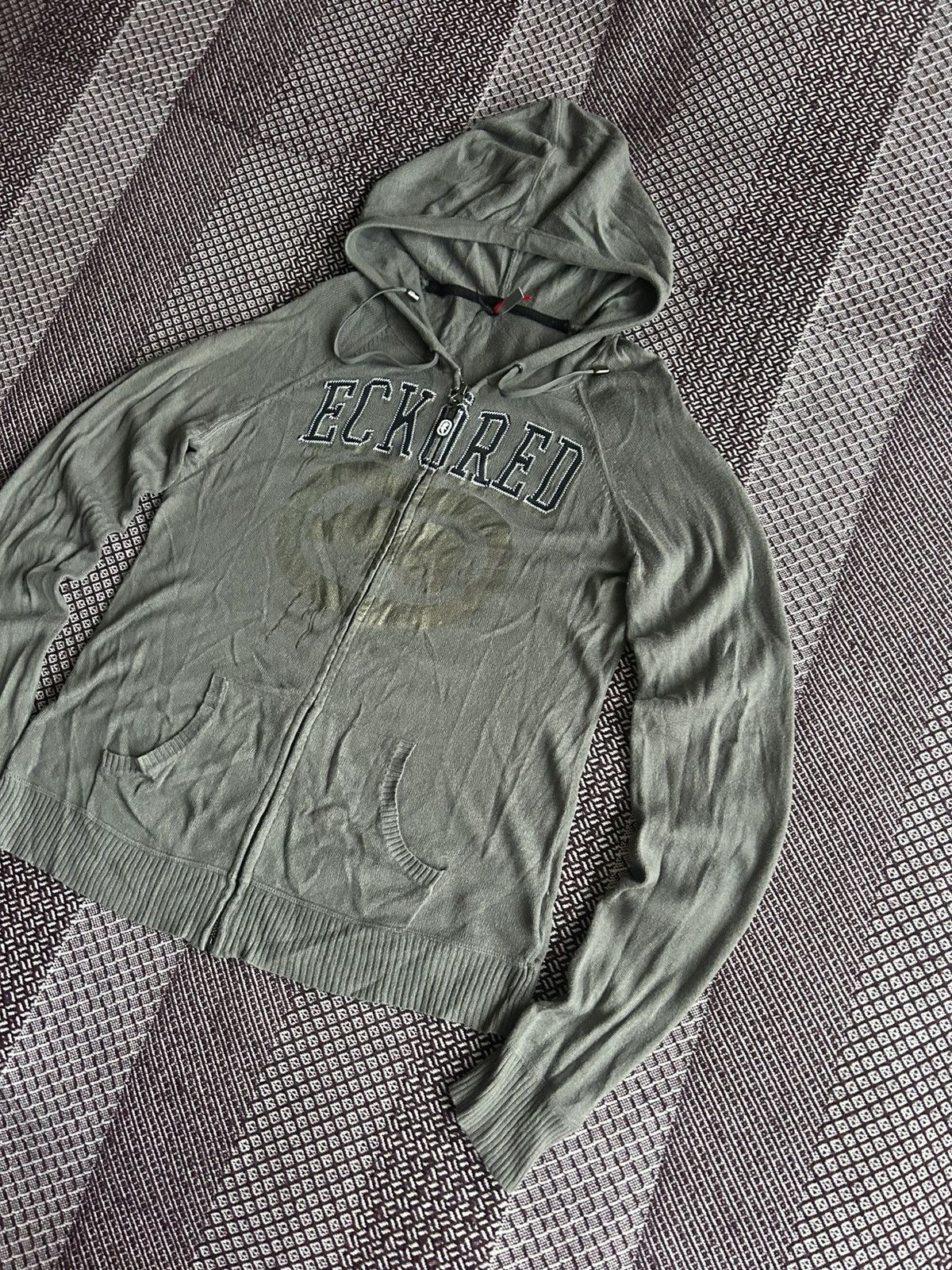 Ecko Unltd. Vintage Ecko Red Rap Zip Hoodie Oversized Y2K Streetwear L Size L / US 10 / IT 46 - 2 Thumbnail