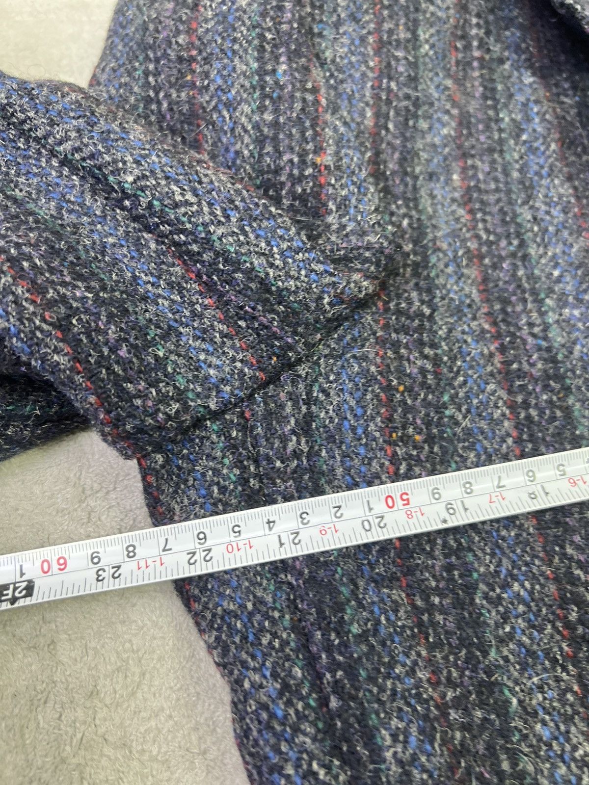Harris Tweed Vintage Harris Tweed Wool Blazer 42R Made in Canada Striped Size 42R - 10 Thumbnail