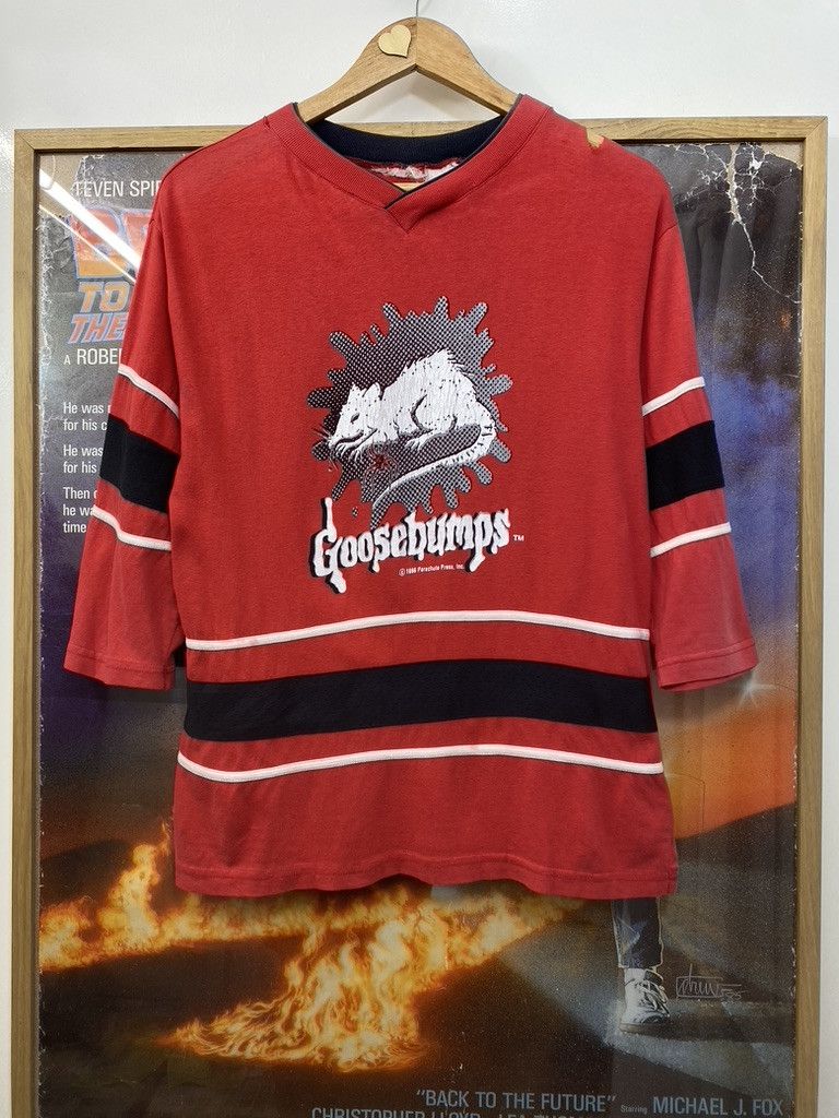 Vintage 1996 Goosebump TV Series Promo Raglan Long Sleeve T Shirt Size US M / EU 48-50 / 2 - 1 Thumbnail