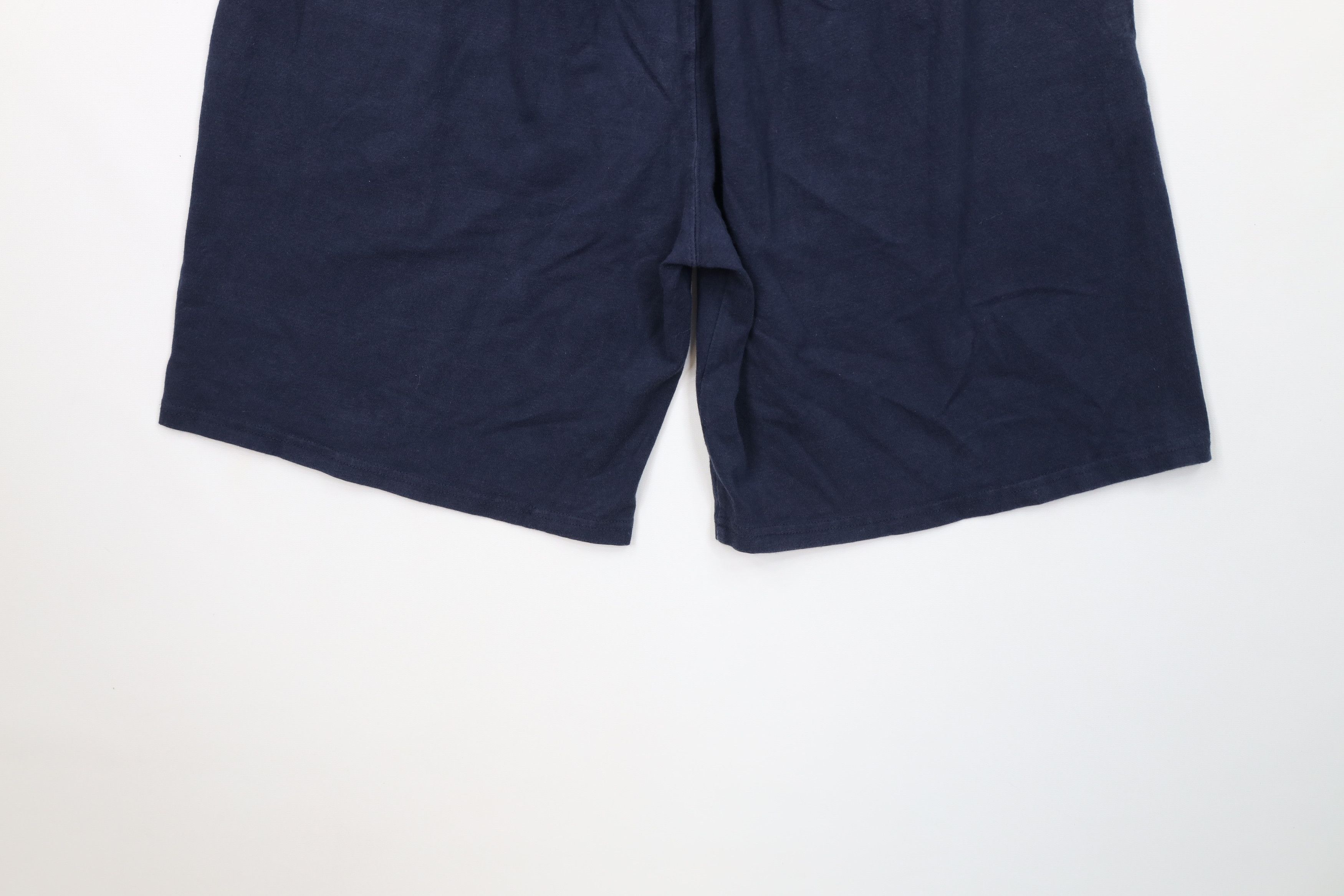 Champion Vintage 90s Champion Monochrome Above Knee Shorts Navy Blue Size US 32 / EU 48 - 11 Thumbnail