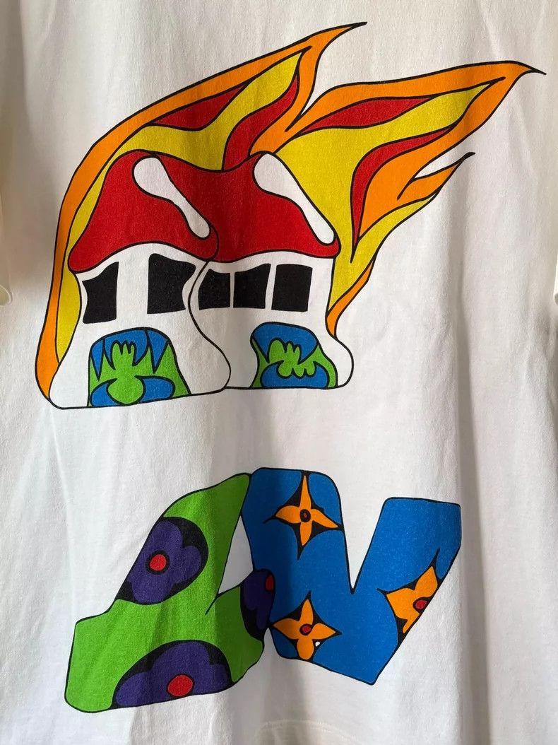 Louis Vuitton LOUIS VUITTON Cartoon printed short sleeve T-shirt Size US XL / EU 56 / 4 - 4 Thumbnail