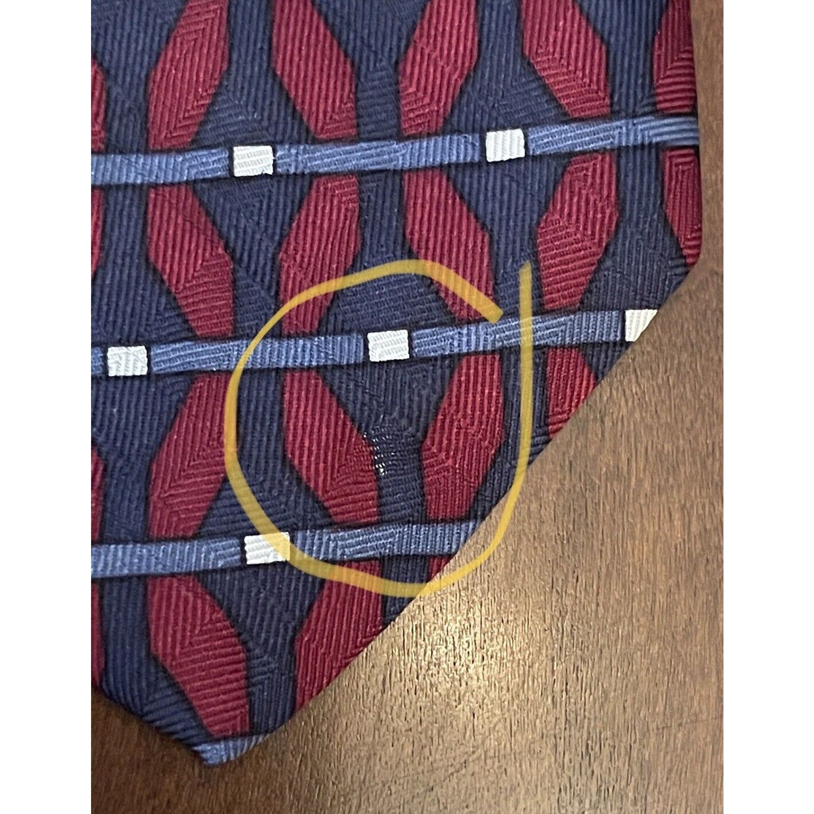 Other Xmi Hand Made 100% Imported Silk Men’s Neck Tie Made In Usa Size 44 - 2 Thumbnail