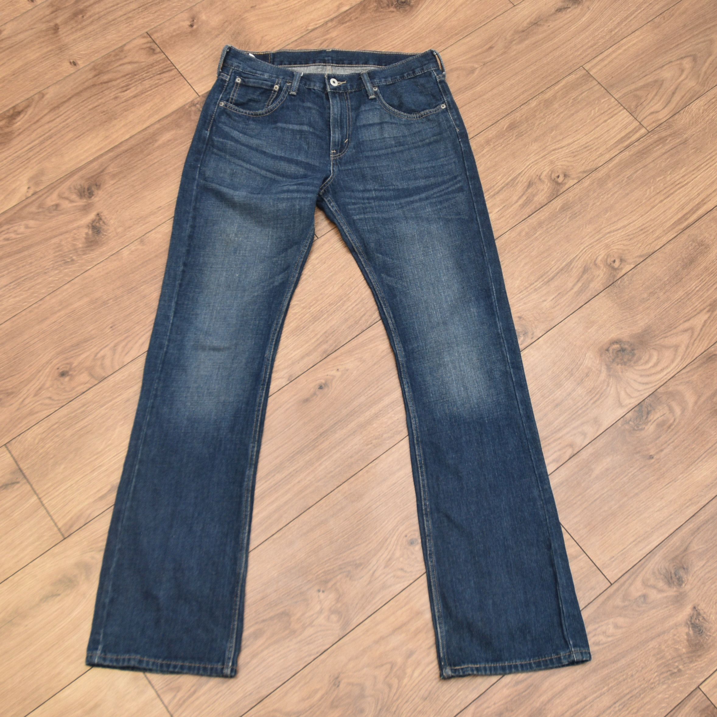 Levi's Levis 527 Trend Hype Bootcut Jeans Dark Wash W33 L34 Y2K Size US 33 - 12 Thumbnail