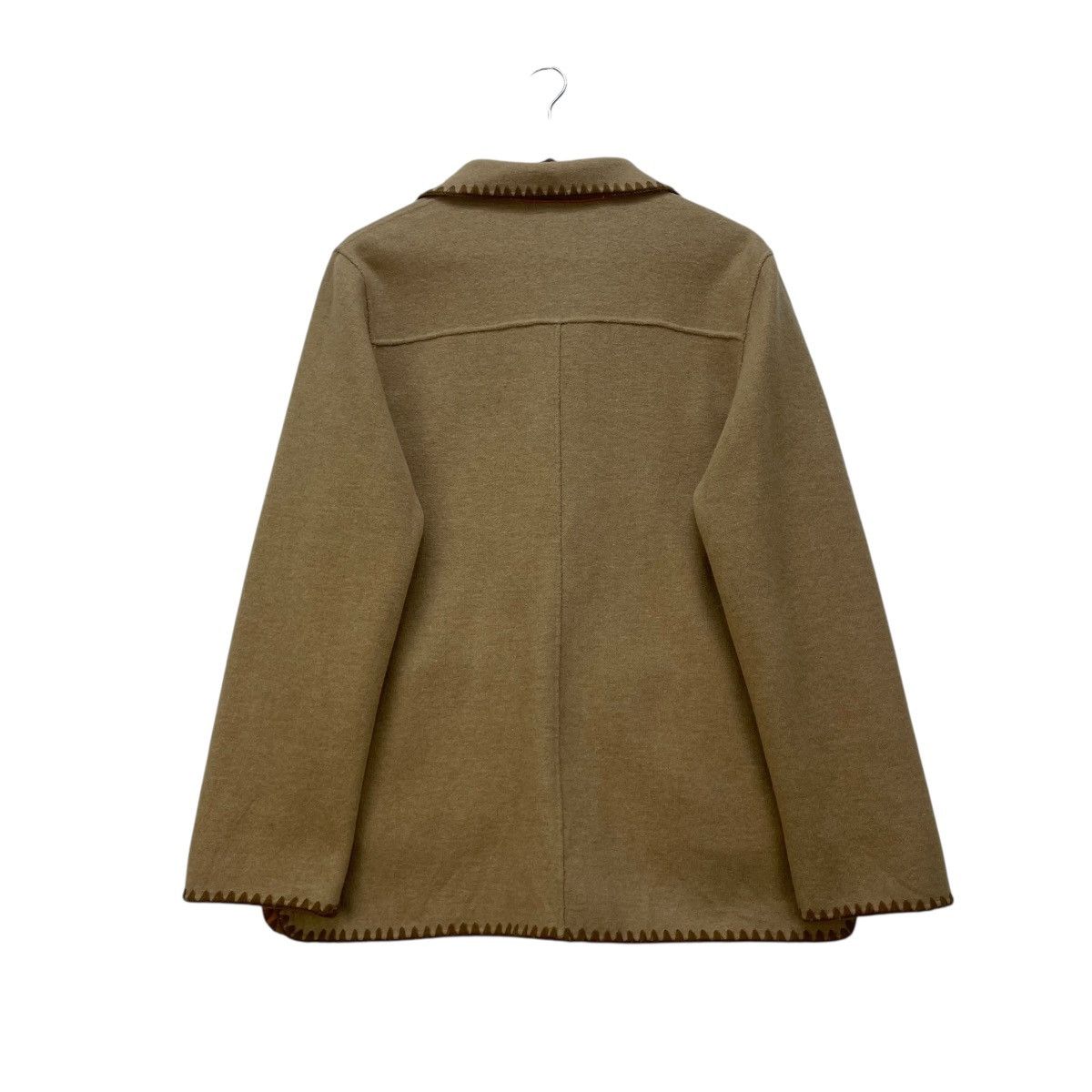 Japanese Brand 🔥Vintage Reversible Hand Made Wool Jacket Size M / US 6-8 / IT 42-44 - 5 Thumbnail