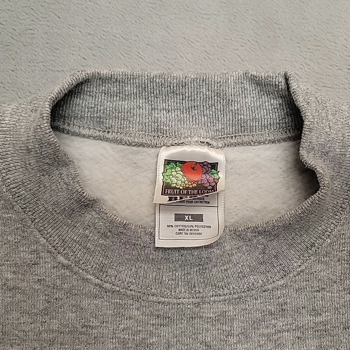 Fruit Of The Loom VTG Pen State Sweatshirt Mens XL Gray US Penitentiary Pullover Crewneck Retro LS Size US XL / EU 56 / 4 - 4 Thumbnail
