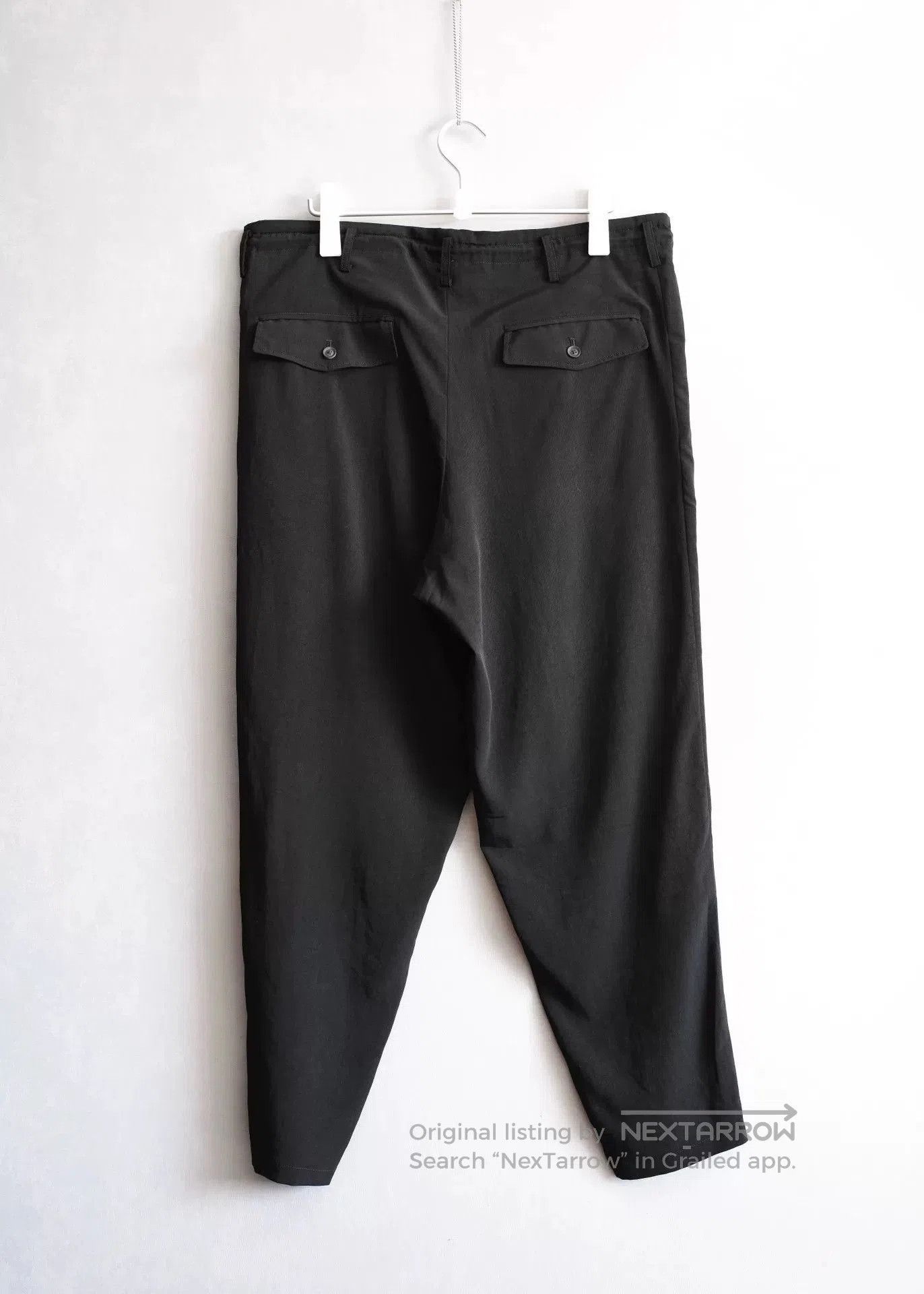 Yohji Yamamoto Yohji Yamamoto 24SS Black Straight Pants. Size 28" / US 6 / IT 42 - 2 Thumbnail
