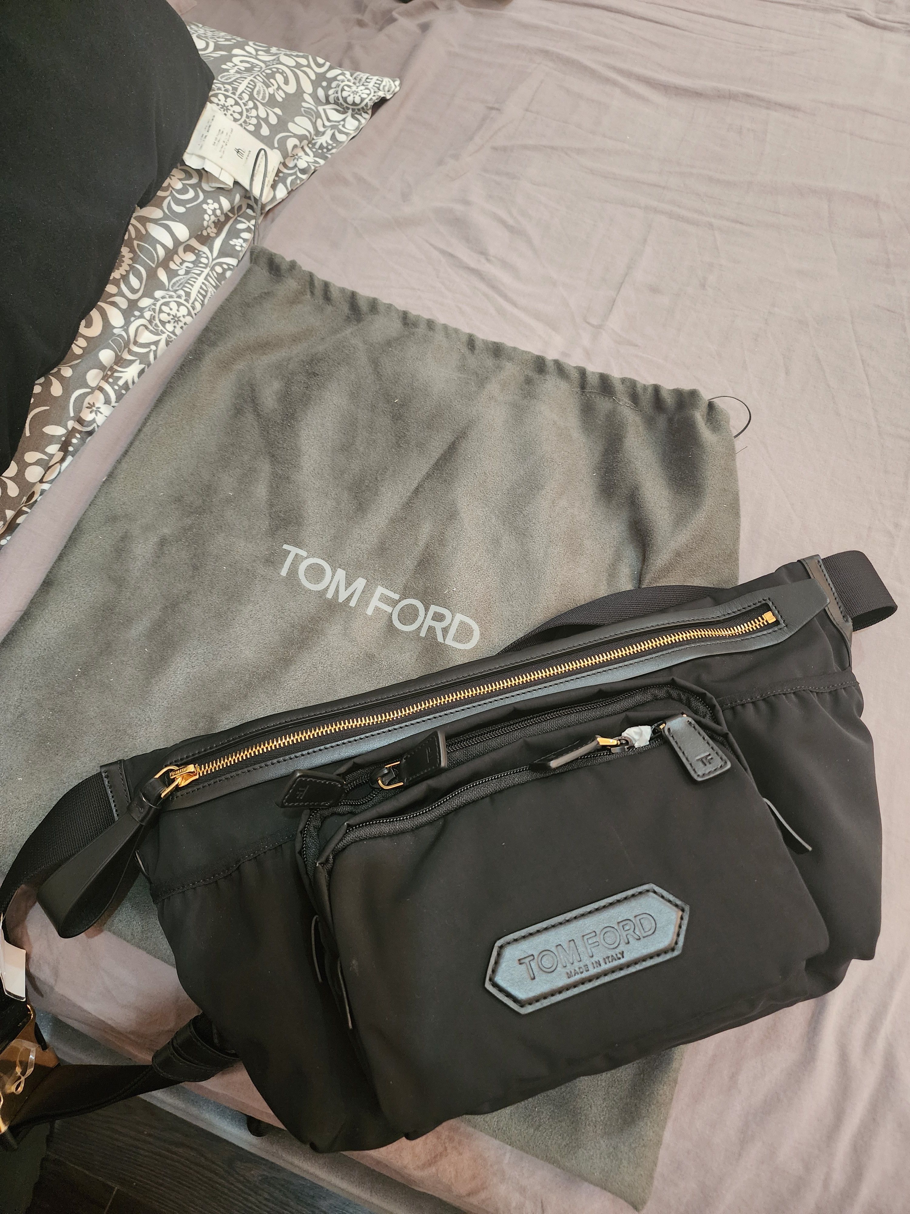 Tom Ford TOM FORD NYLON/LEATHER BELT BAG Size ONE SIZE - 1 Thumbnail