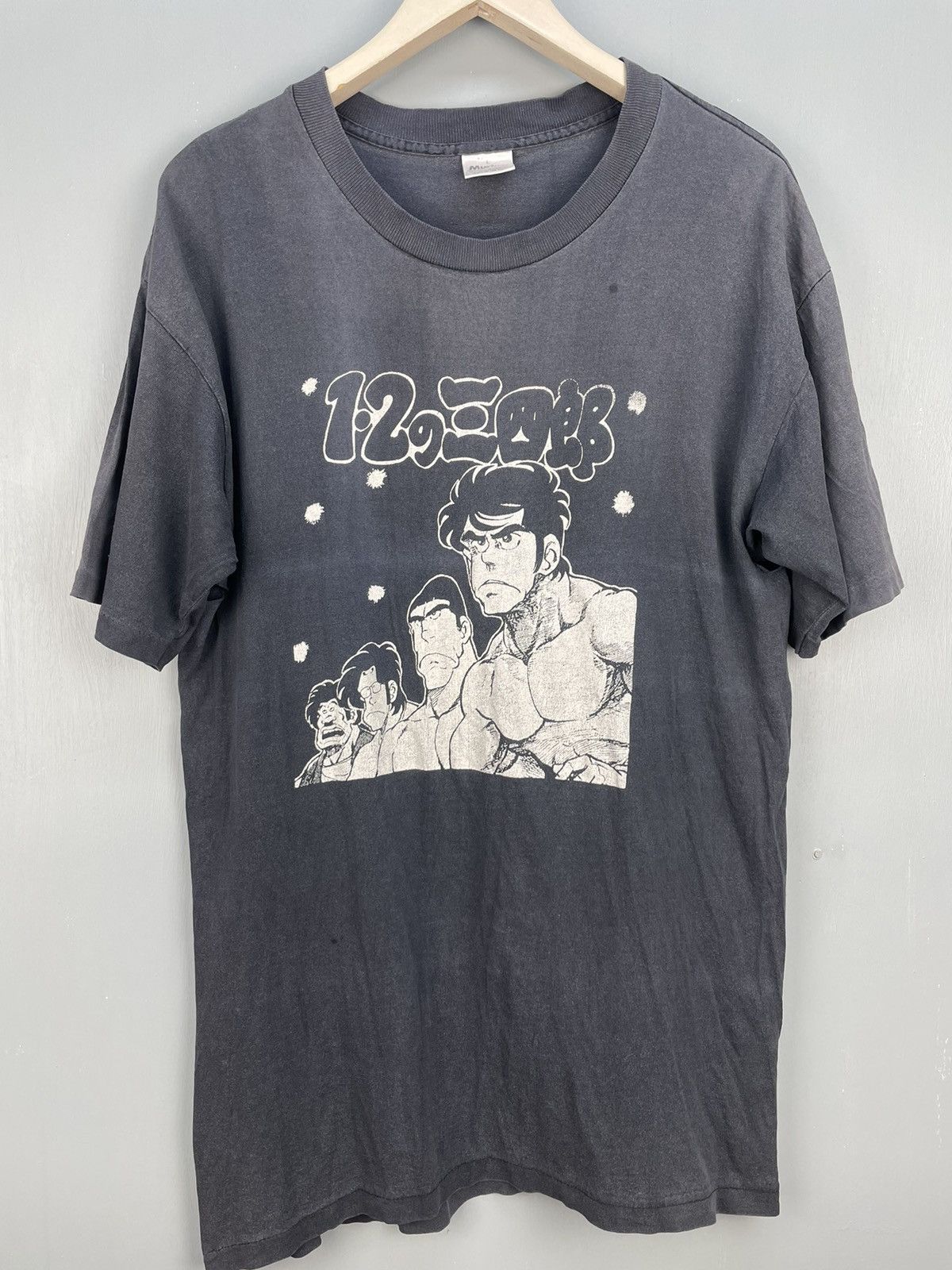 Japanese Brand Vintage 90s 1.2 Sansiro Japanese Anime distressed tee Size US L / EU 52-54 / 3 - 3 Thumbnail