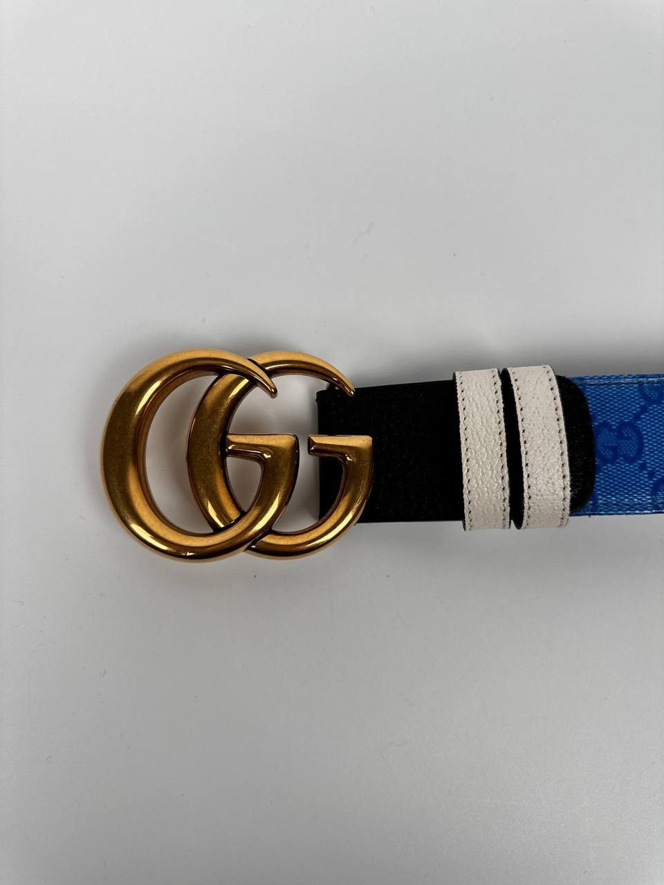 Gucci Gucci Adidas GG Monogram leather belt Size 30 - 3 Thumbnail