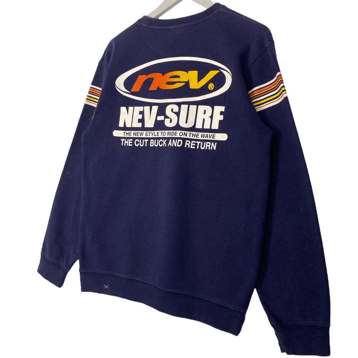 Vintage Vintage NEV Surfboard Sweatshirt Crewneck Black Pullover SzM Size US M / EU 48-50 / 2 - 7 Thumbnail