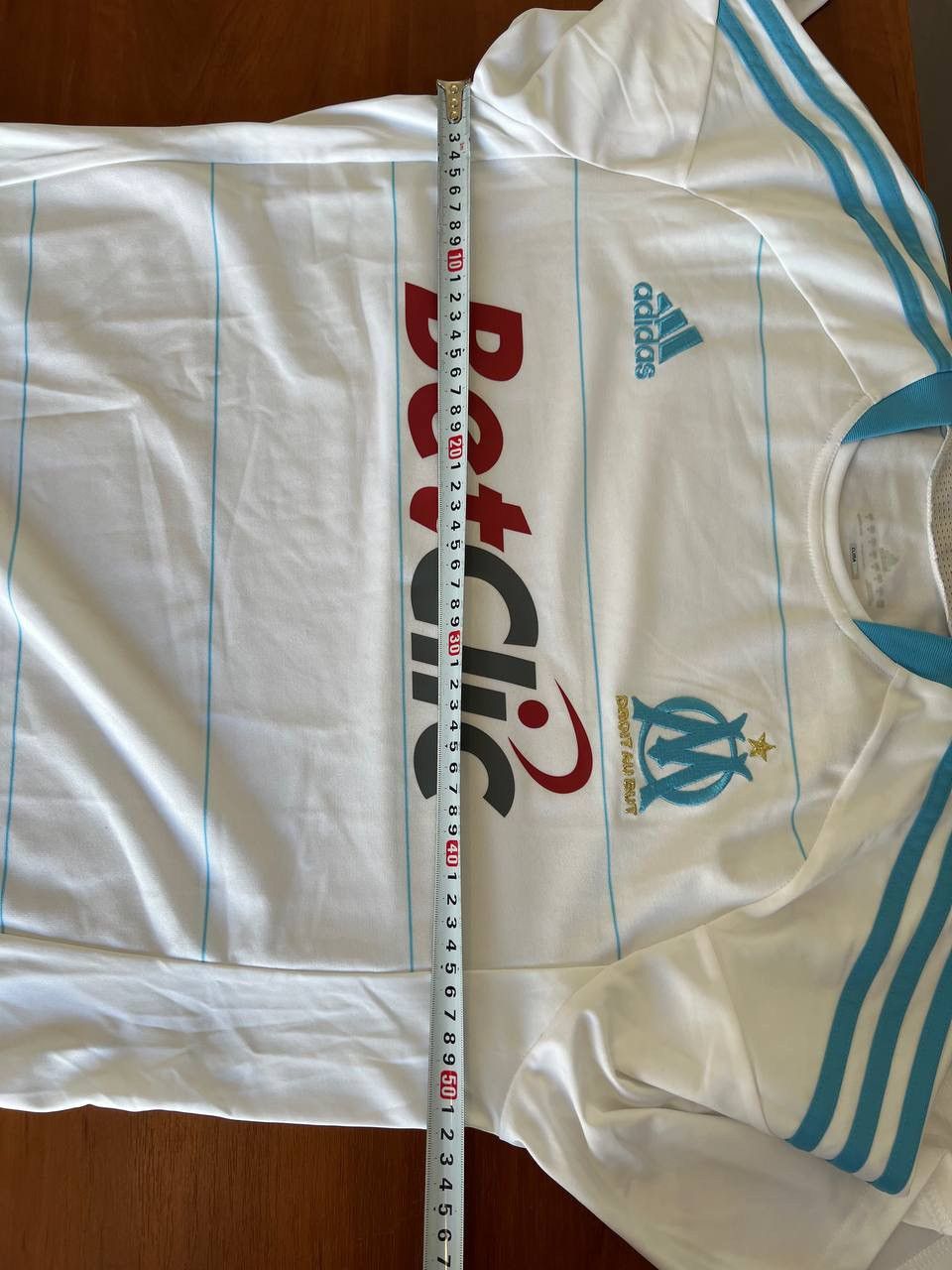 Adidas 2010/11 RARE MARSEILLE OLYMPIQUE HOME SOCCER JERSEY SHIRT M Size US M / EU 48-50 / 2 - 18 Thumbnail