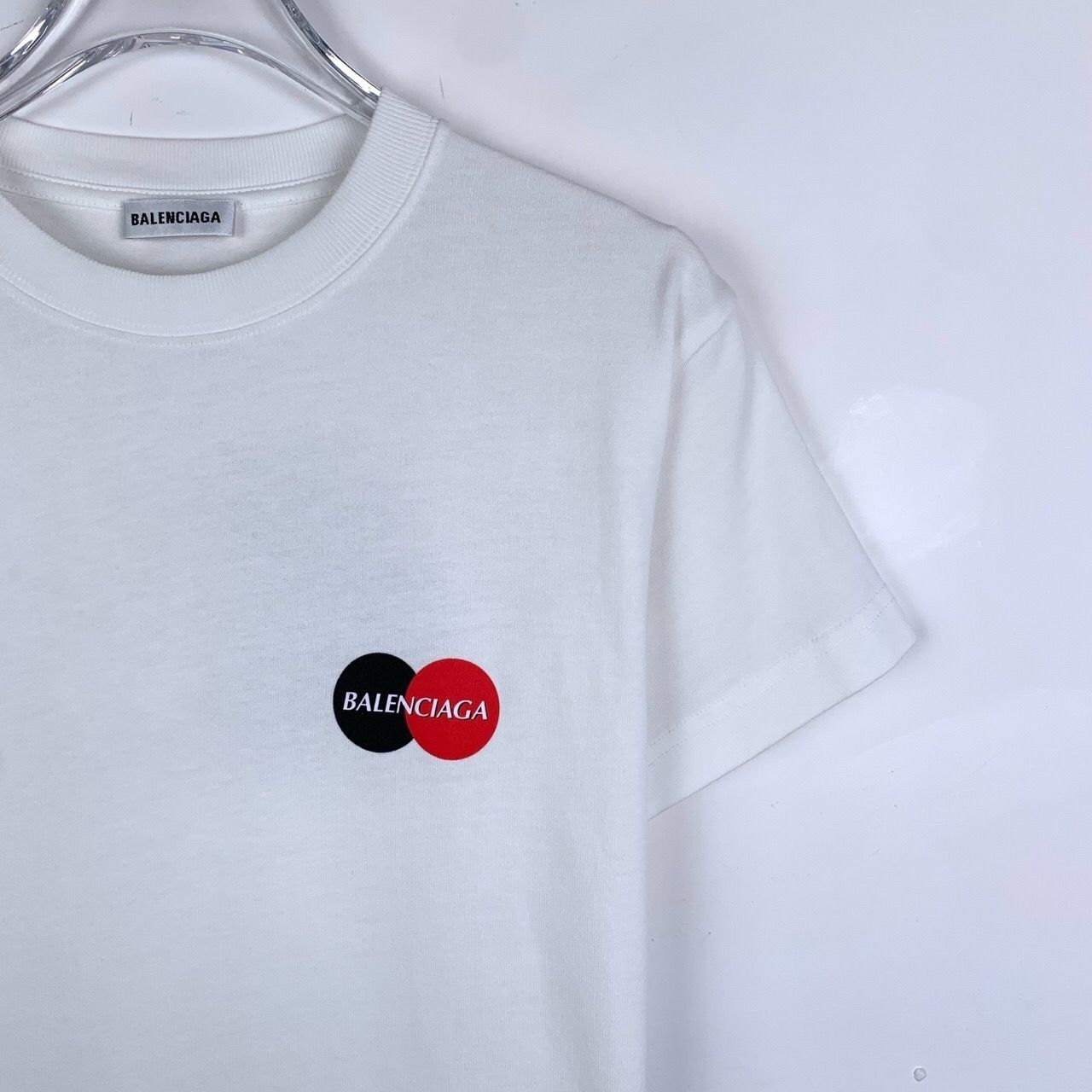 Balenciaga Balenciaga Paris Logo Letter Print White Cotton Short-Sleeve Size US M / EU 48-50 / 2 - 5 Thumbnail