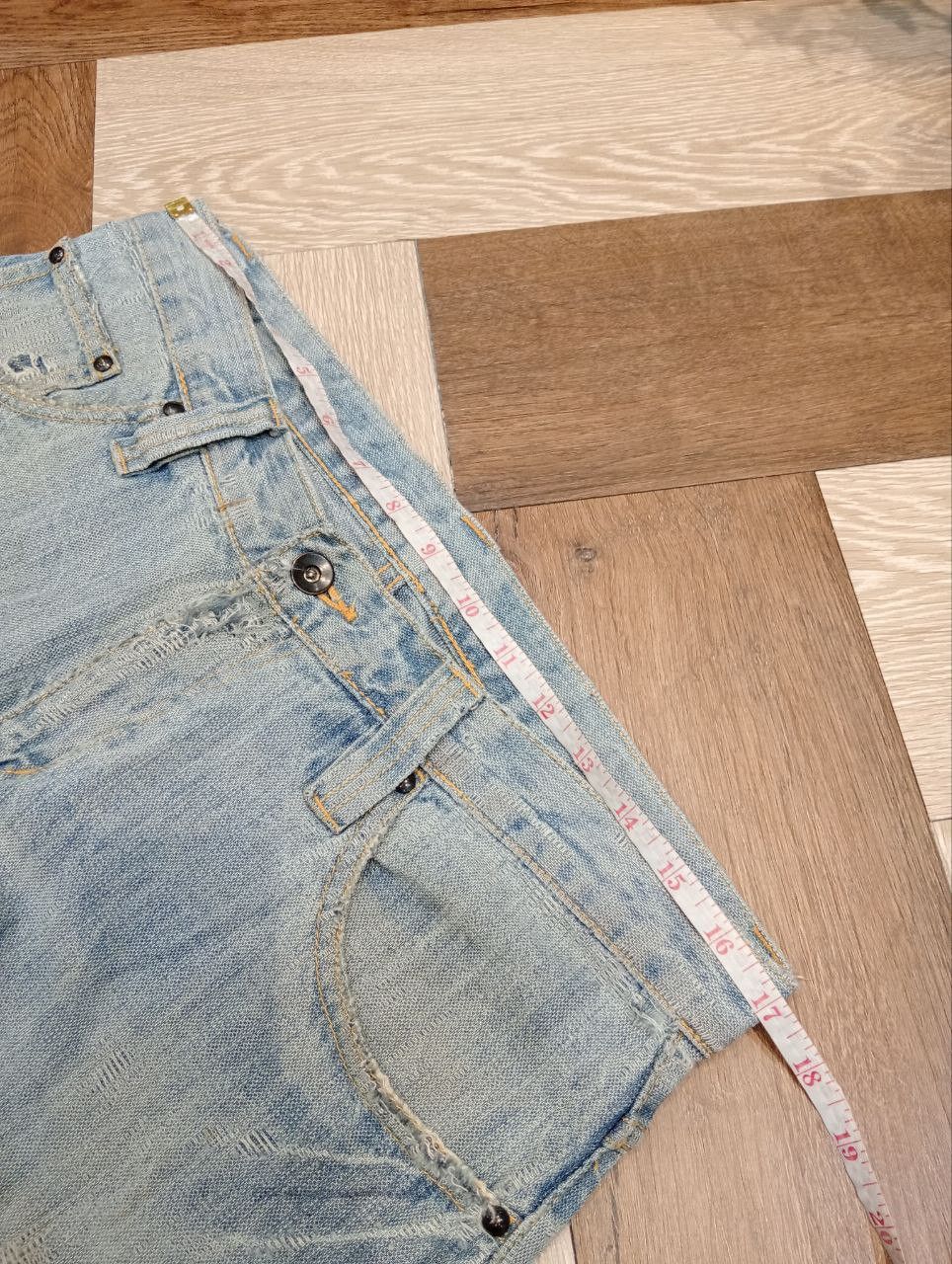 JUN MEN JAPANESE JUNMEN DISTRESSED JEANS - SIZE L Size US 34 / EU 50 - 17 Thumbnail