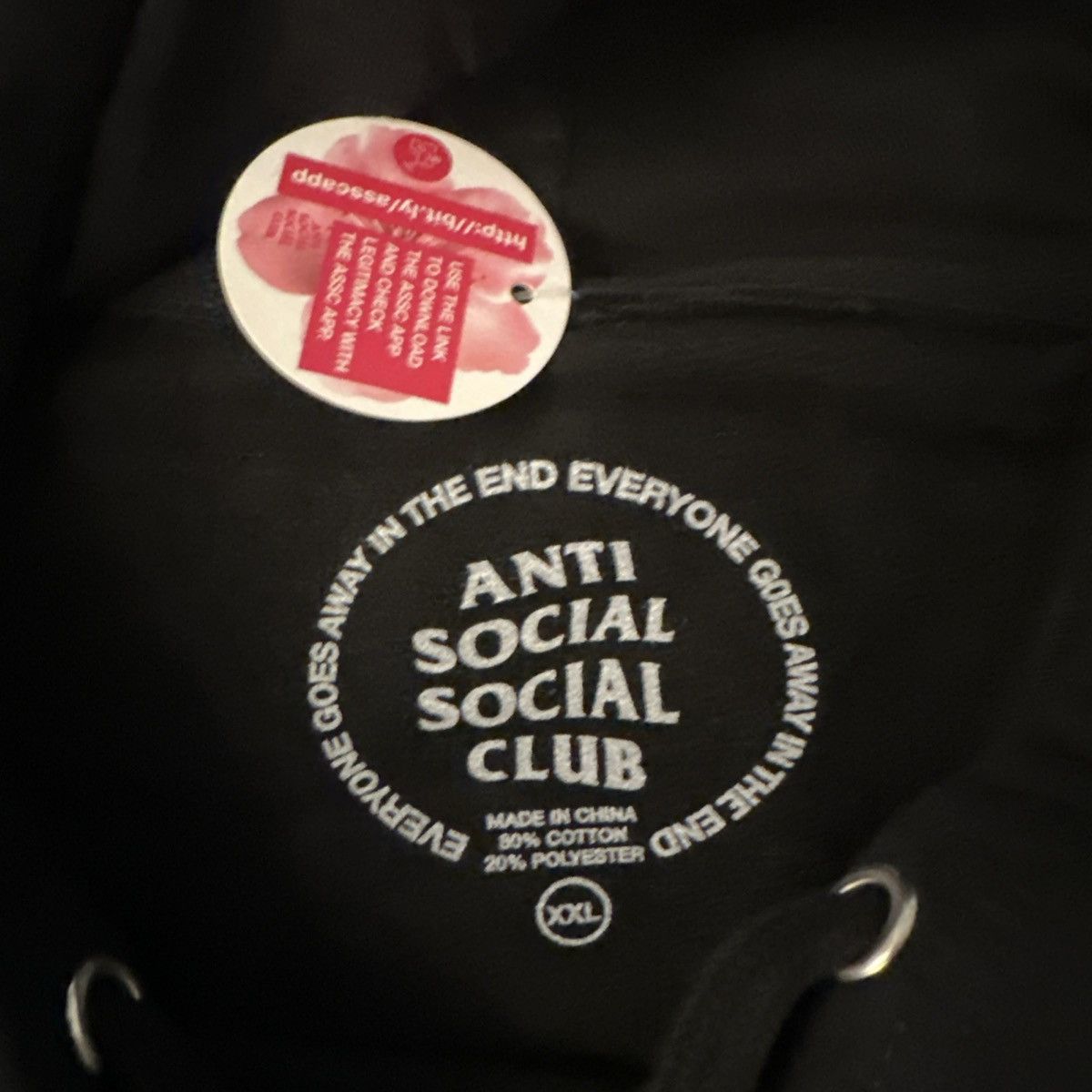 Anti Social Social Club Anti Social Social Club Everyone In LA Black Hoodie XXL Rare Size US XXL / EU 58 / 5 - 4 Thumbnail