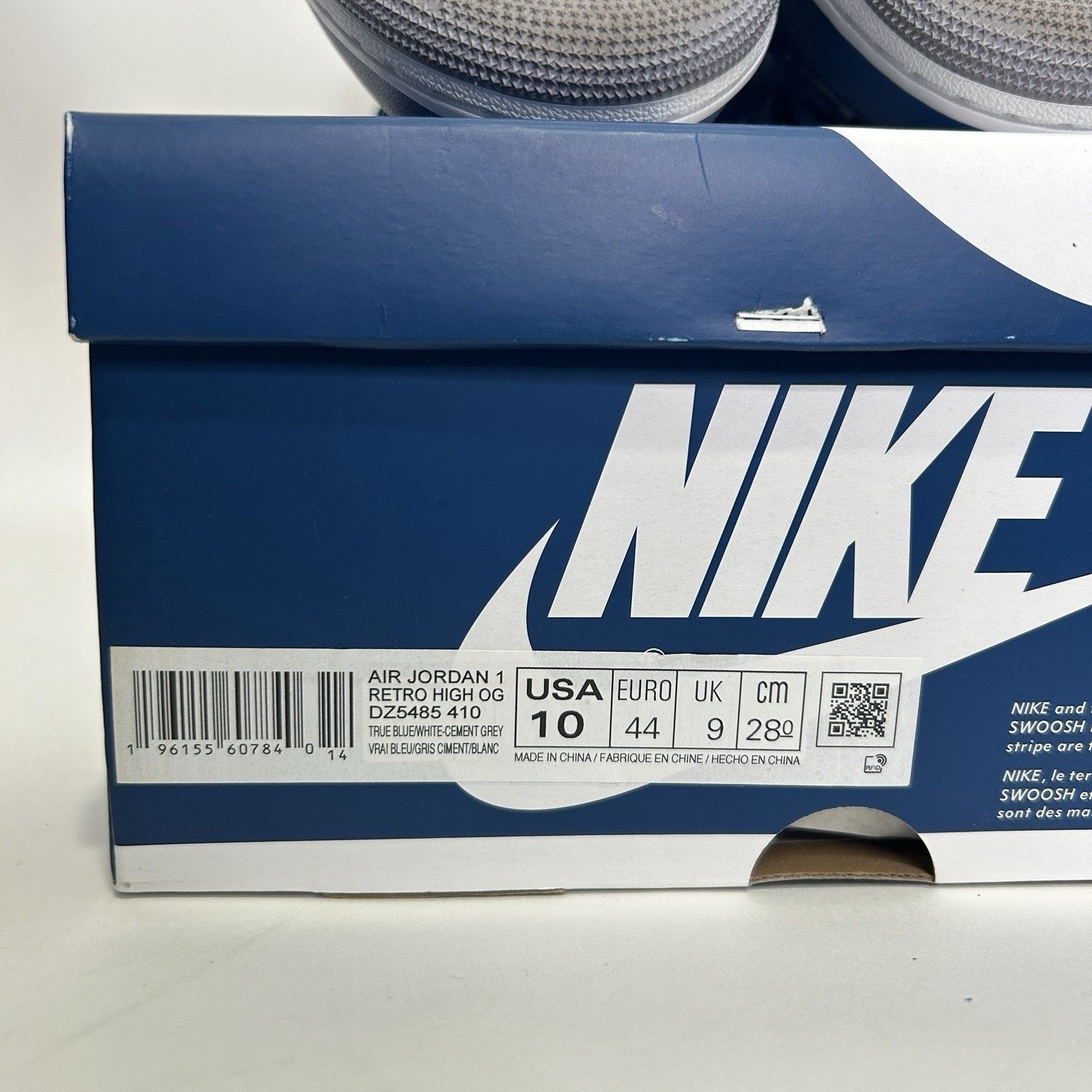 Nike Nike Air Jordan 1 Retro High OG “True Blue” Size US 10 / EU 43 - 8 Thumbnail