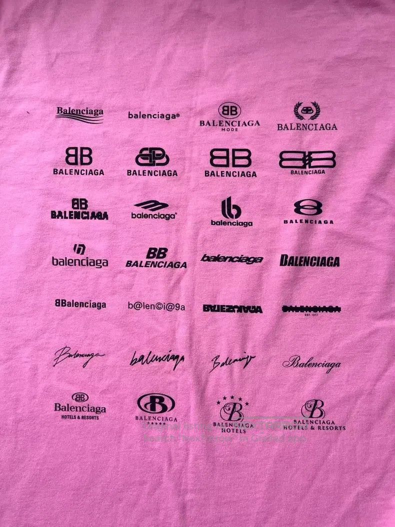 Balenciaga Balenciaga Letter Logo Printed Round Neck Pullover Short S Size US S / EU 44-46 / 1 - 3 Thumbnail