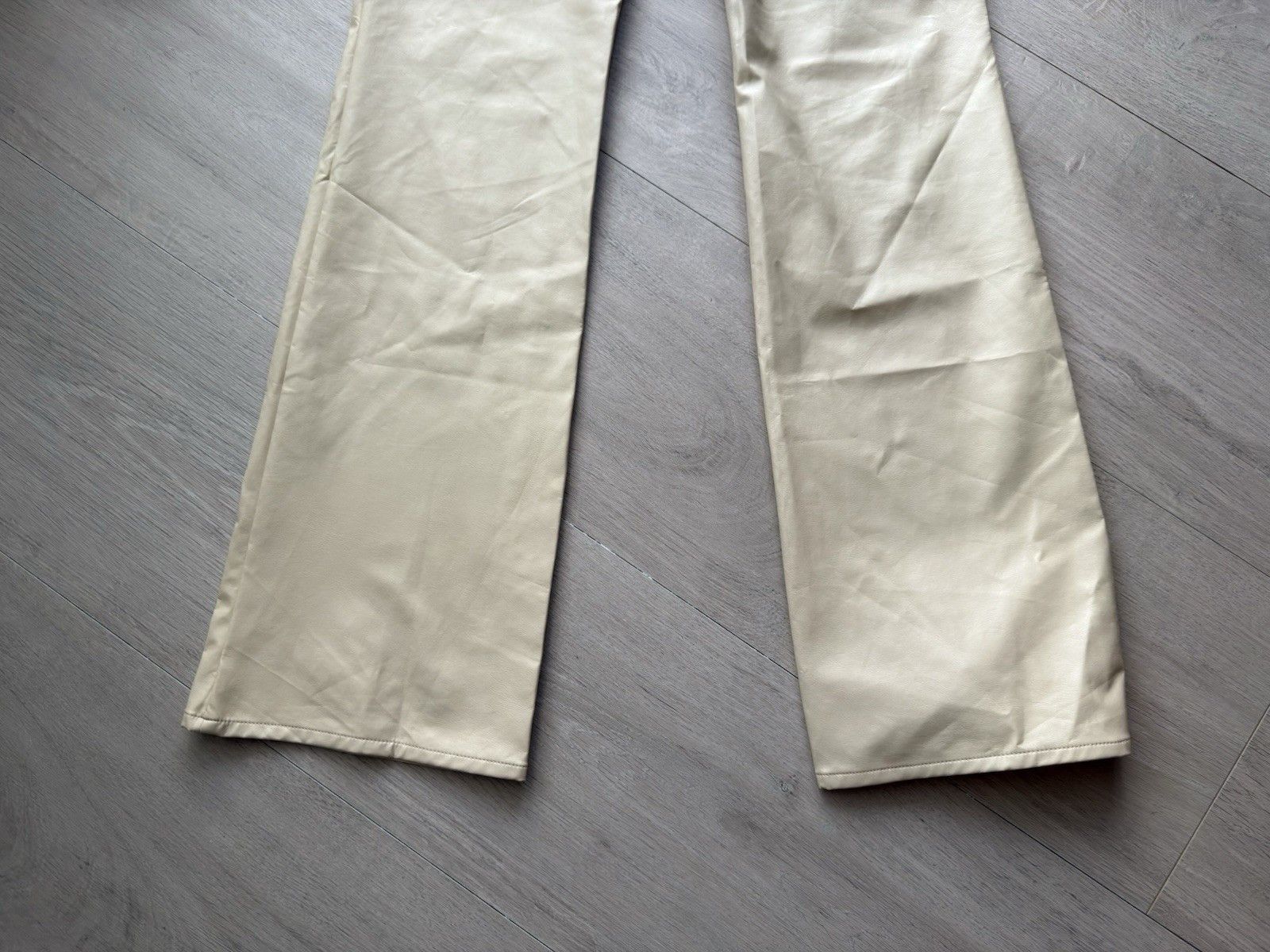 Miss Sixty Miss Sixty vintage Faux Leather y2k Flared Pants 2000`s Size 29" - 12 Thumbnail
