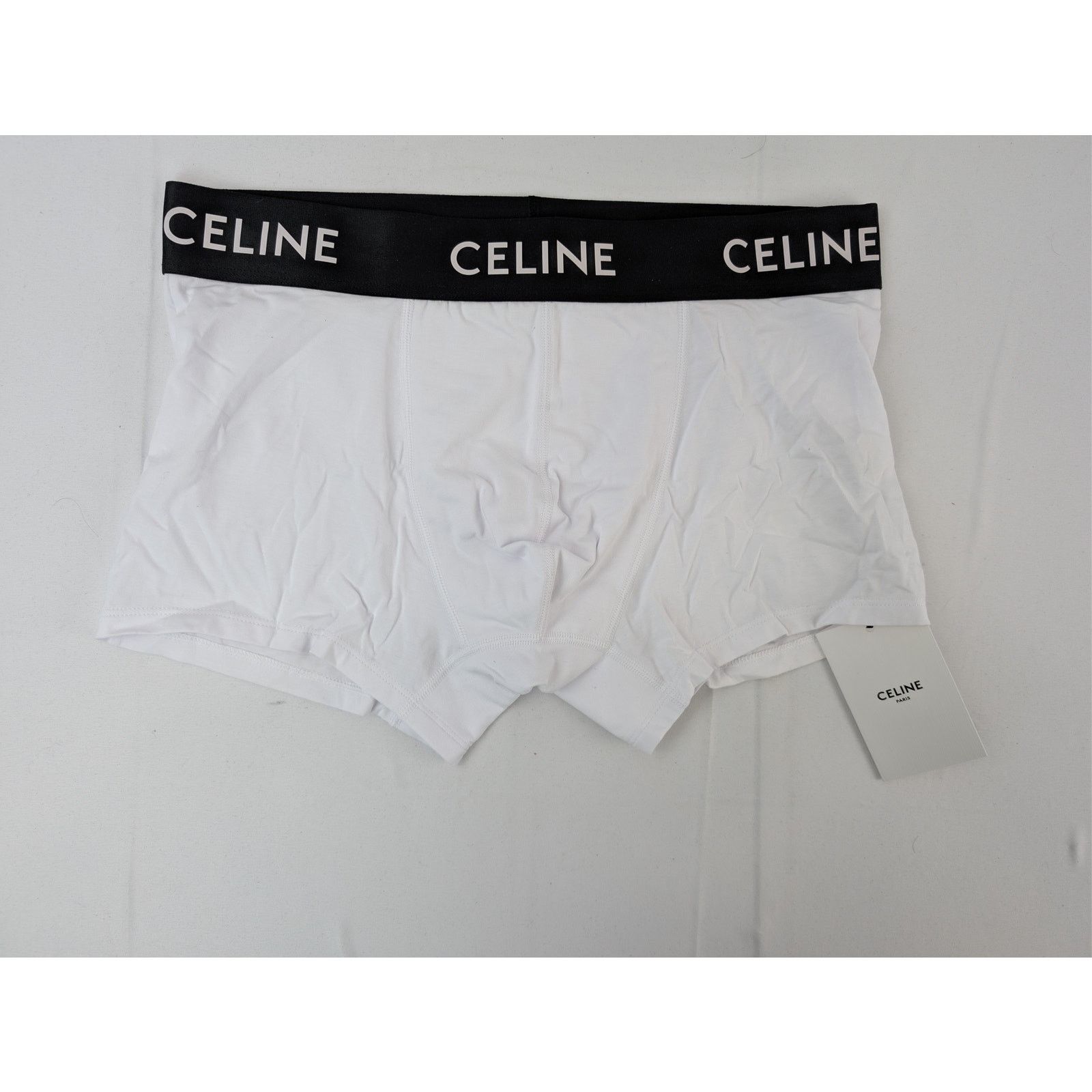 Celine o1rshd1 Q:2 / Size: XXL / Boxer Shorts Celine Logo in White Size US 38 / EU 54 - 11 Thumbnail