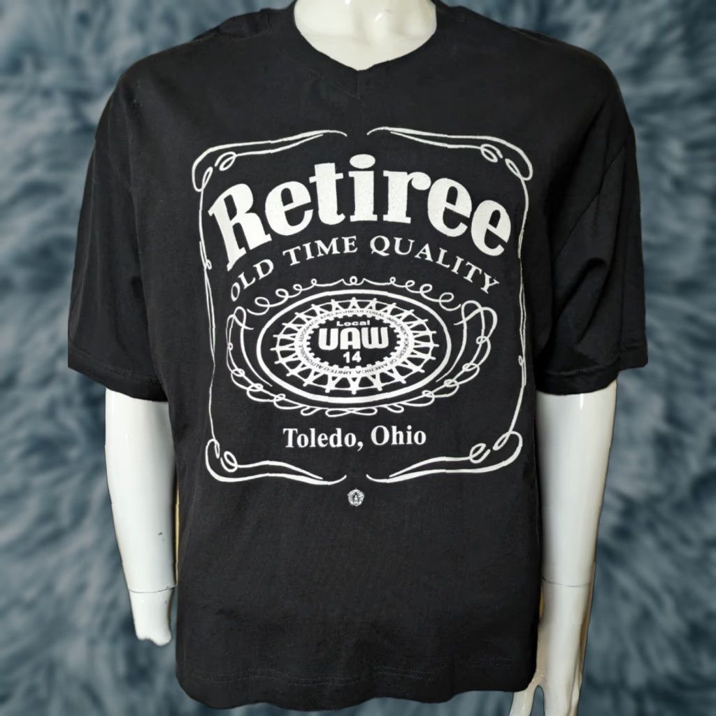 Vintage UAW United Autoworkers Shirt Womens 2XL Toledo OH 14 Retiree T Shirt Whiskey Label XXL Size XXL / US 16-18 / IT 52-54 - 1 Thumbnail