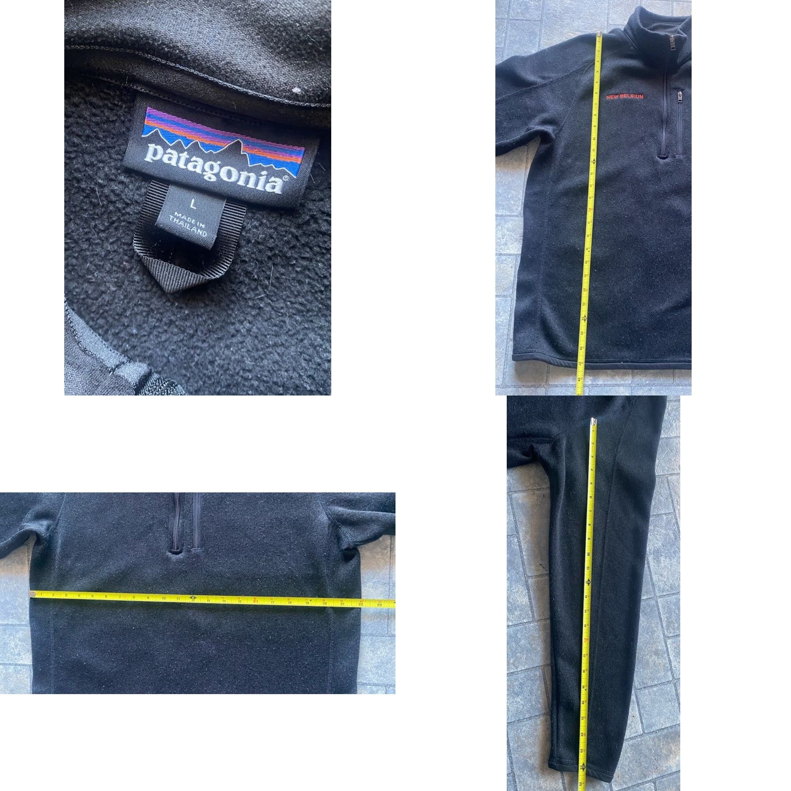Patagonia Patagonia Sweatshirt Pullover Embroidered Black 1/4 Zip Men L Size US L / EU 52-54 / 3 - 8 Thumbnail