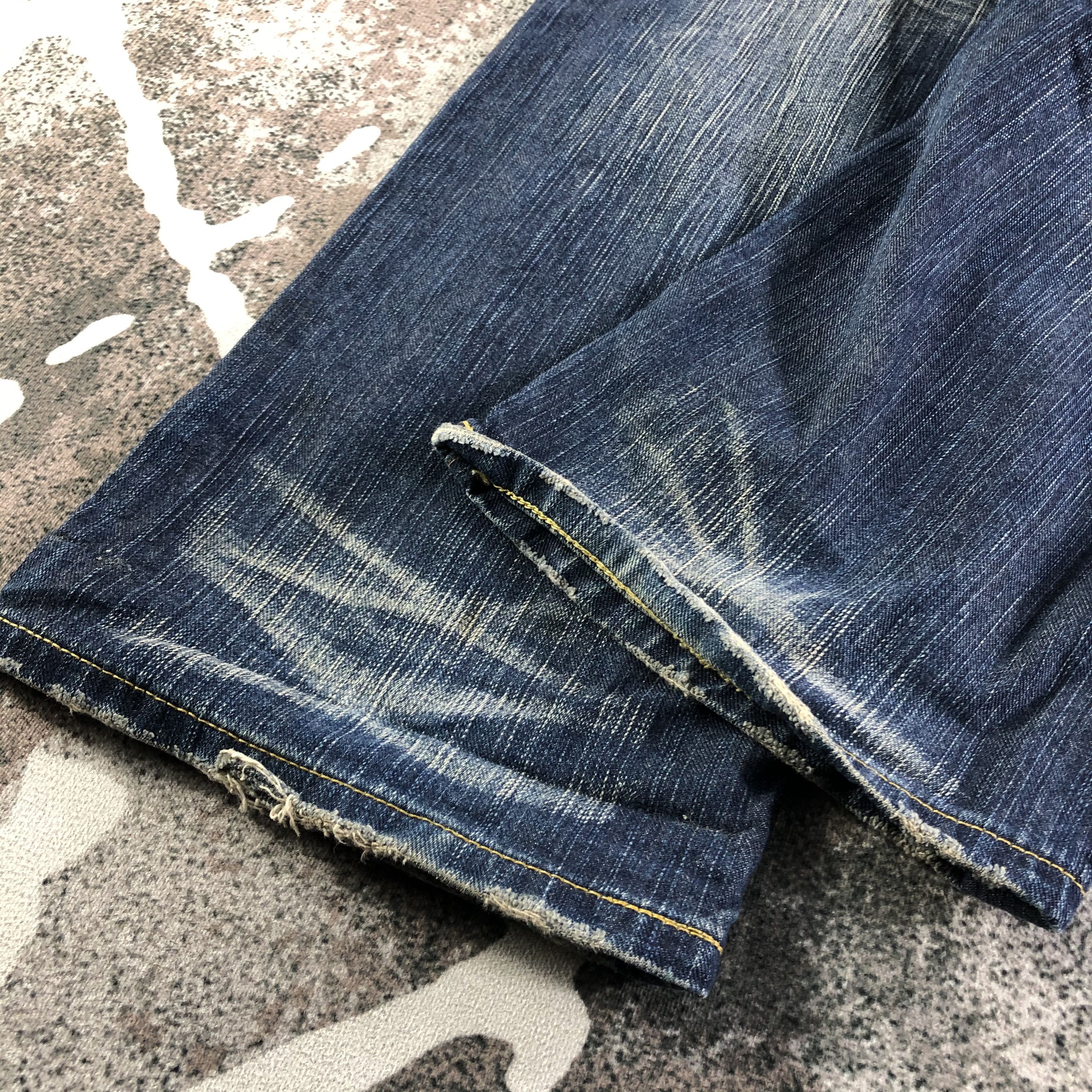 Edwin Vintage Edwin 503 Jeans Distressed Denim KJ2946 Size US 32 / EU 48 - 6 Thumbnail