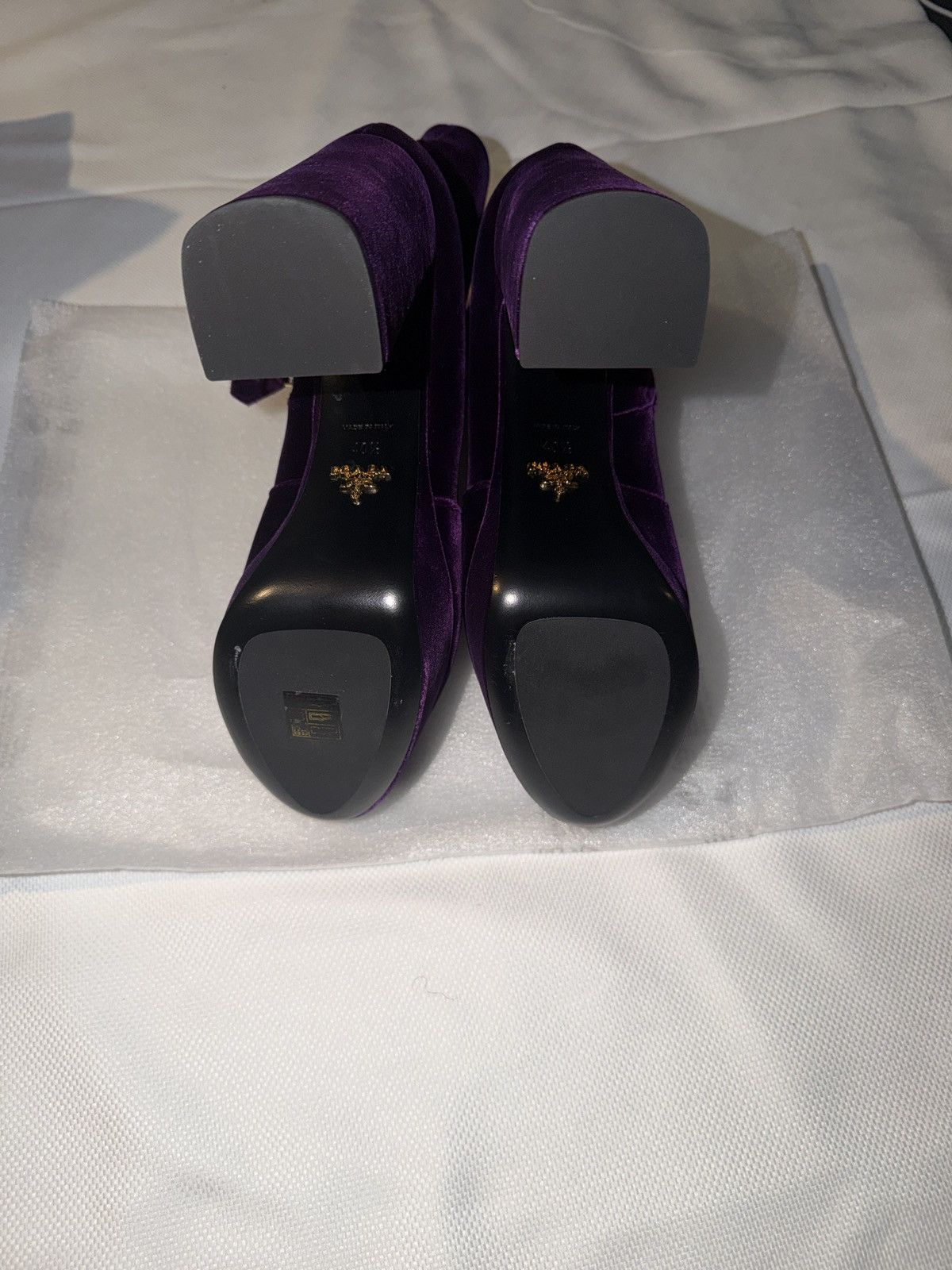 Prada PRADA CALZATURE DONNA Platform Boots| Color - Mora (Purple) Size US 10.5 / IT 40.5 - 8 Thumbnail