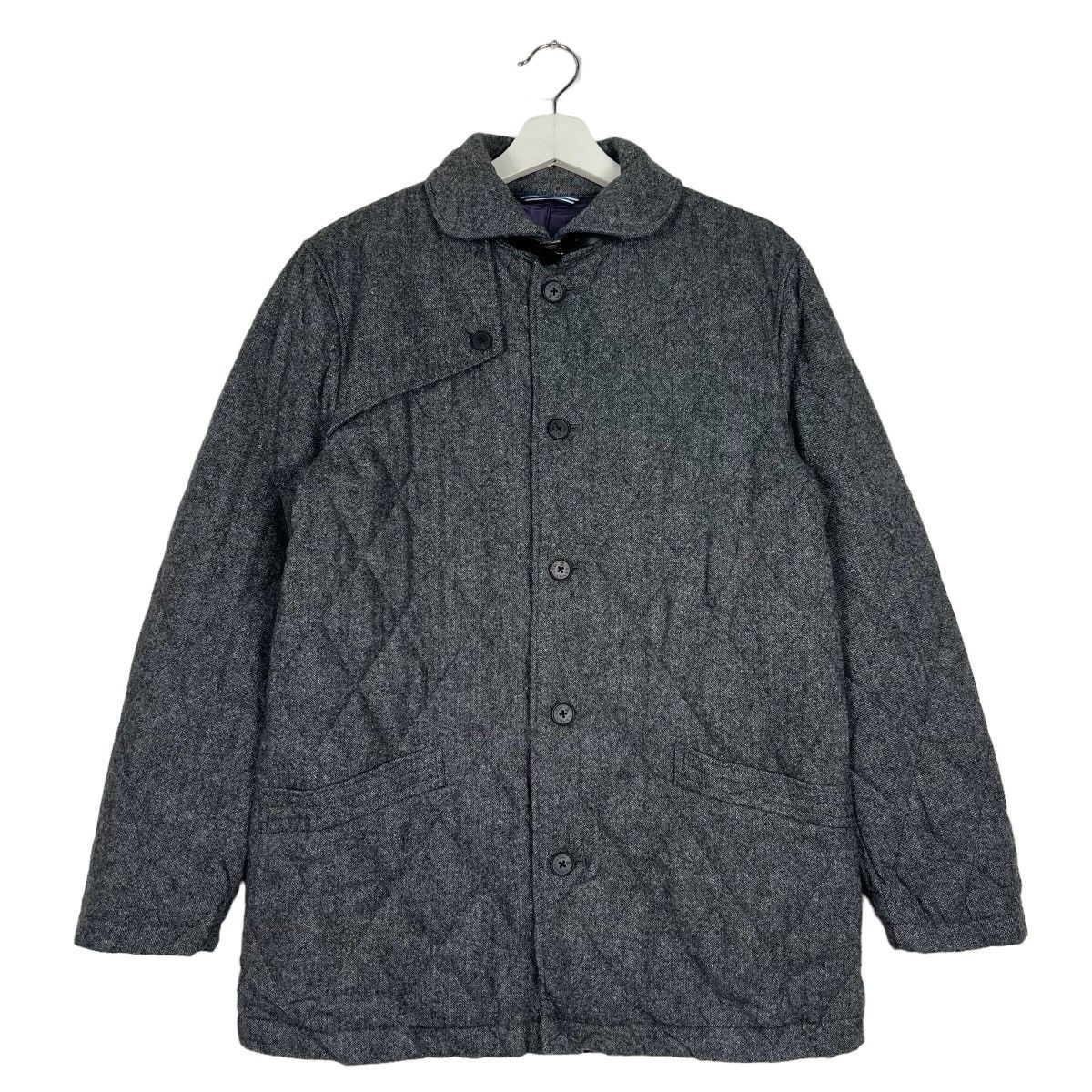 Lanvin 🔥 LANVIN WOOL QUILTED COAT JACKET Size US M / EU 48-50 / 2 - 1 Thumbnail