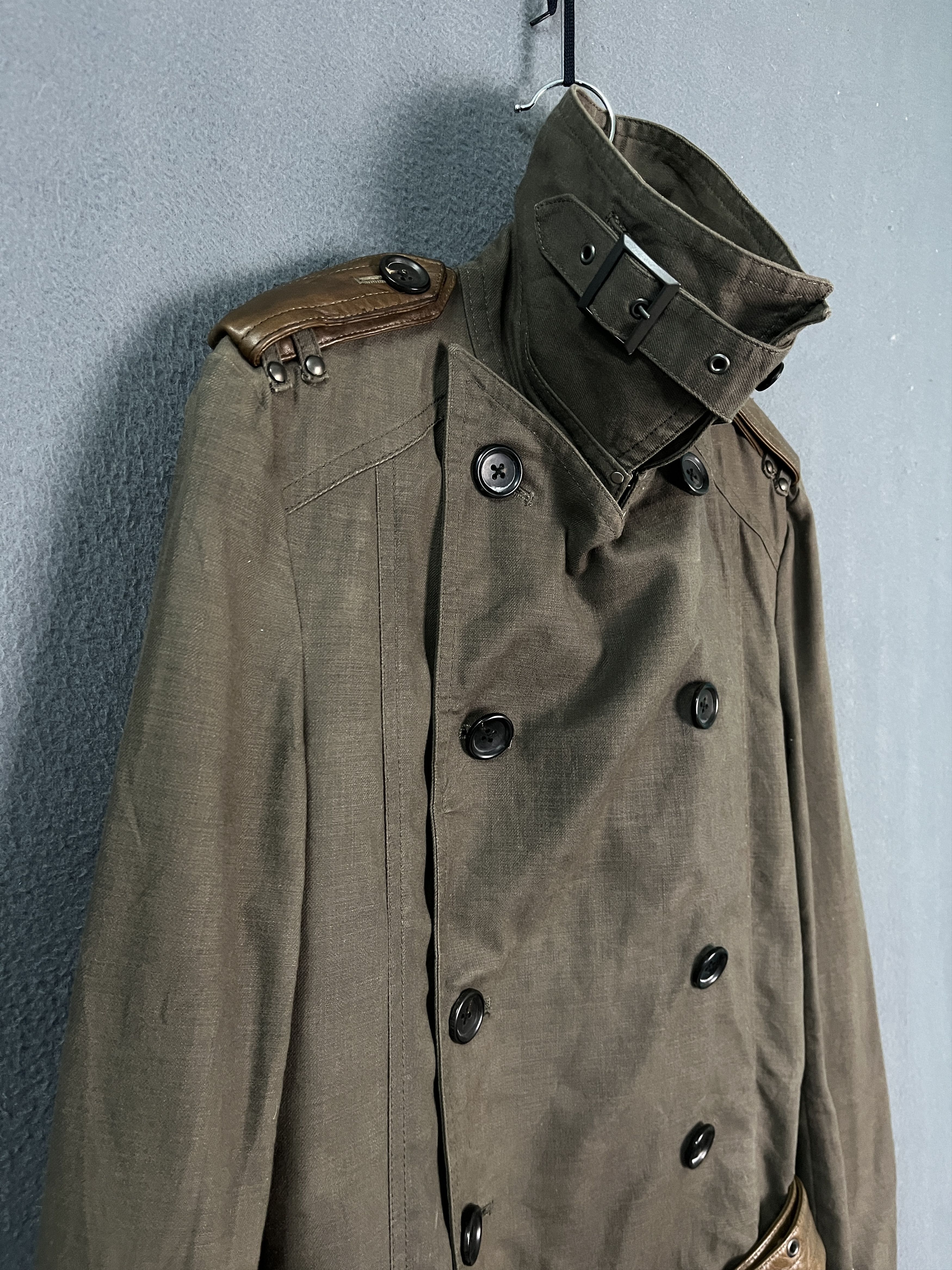 5351 POUR LES HOMMES 5351 Pour Les Hommes Trench Coat Leather Applied Size US S / EU 44-46 / 1 - 10 Thumbnail