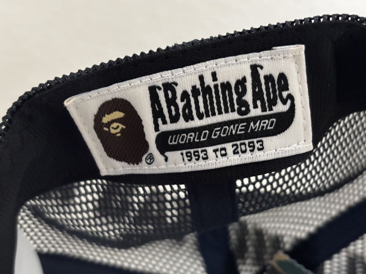 Bape Authentic ape bape go ape pointer trucker hat navy blue new Size ONE SIZE - 6 Thumbnail