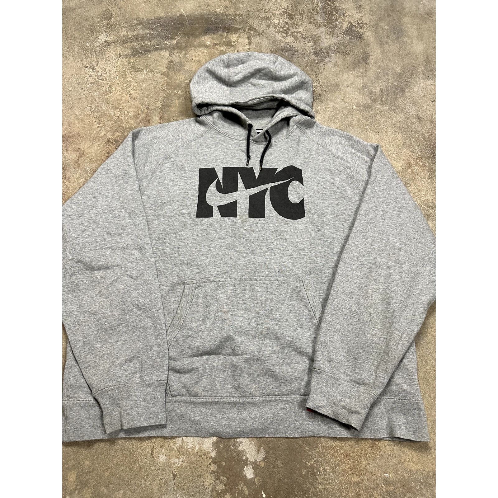 Nike Nike NYC Hoodie Grey 3XL Used Size US XXL / EU 58 / 5 - 1 Thumbnail