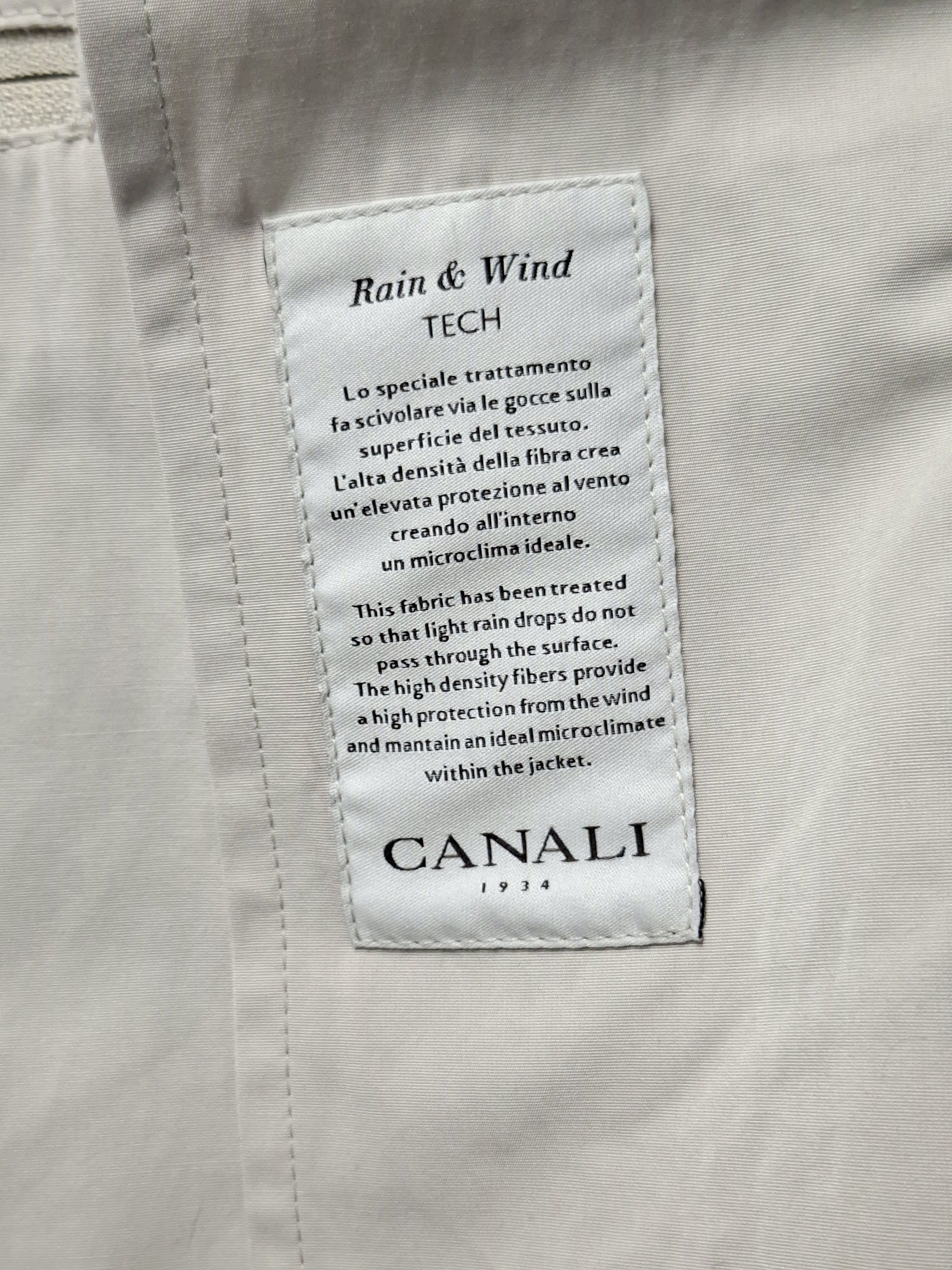 Canali CANALI Rain & Wind Tech Field Jacket Beige L/XL Utility Size US XL / EU 56 / 4 - 21 Thumbnail
