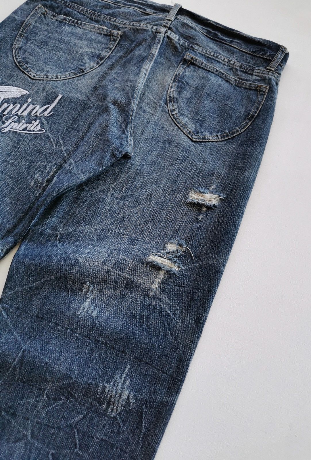 Kapital Grandmind Oririn Spirit Denim Jeans Size US 33 - 3 Thumbnail