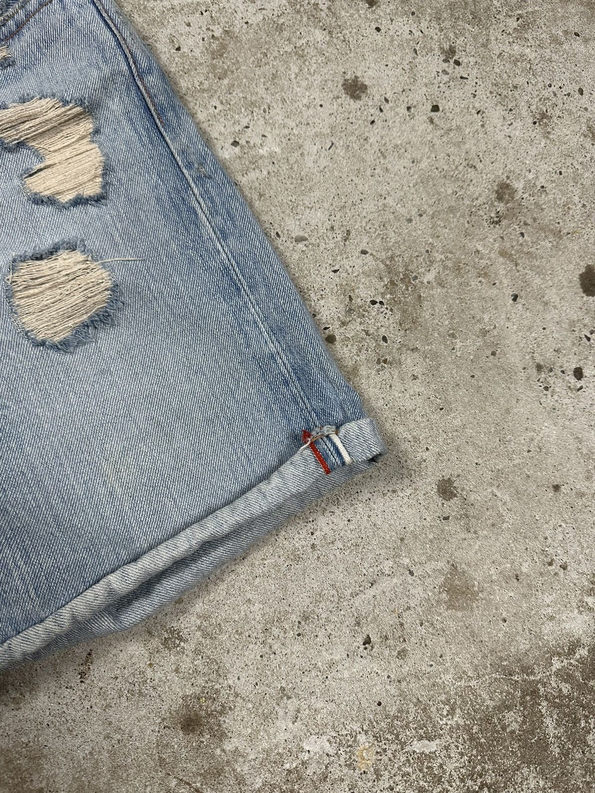 Evisu Vintage Evisu Blue Denim Shorts Lot 1006 Size US 28 / EU 44 - 5 Thumbnail