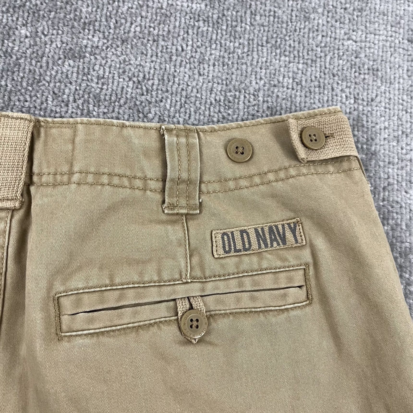 Old Navy OLD NAVY Pants Men 32 x 28 Brown Cavas Cargo Military Wide Leg Paratrooper Retro Pants Mens Brown Cargo Wide-Leg Retro 32x28 Size US 32 / EU 48 - 7 Thumbnail