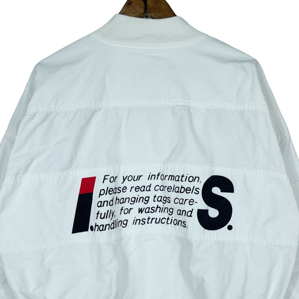 Issey Miyake × Tsumori Chisato Vintage 80s Issey Sport Design MA-1 Bomber Jacket Size US L / EU 52-54 / 3 - 12 Thumbnail