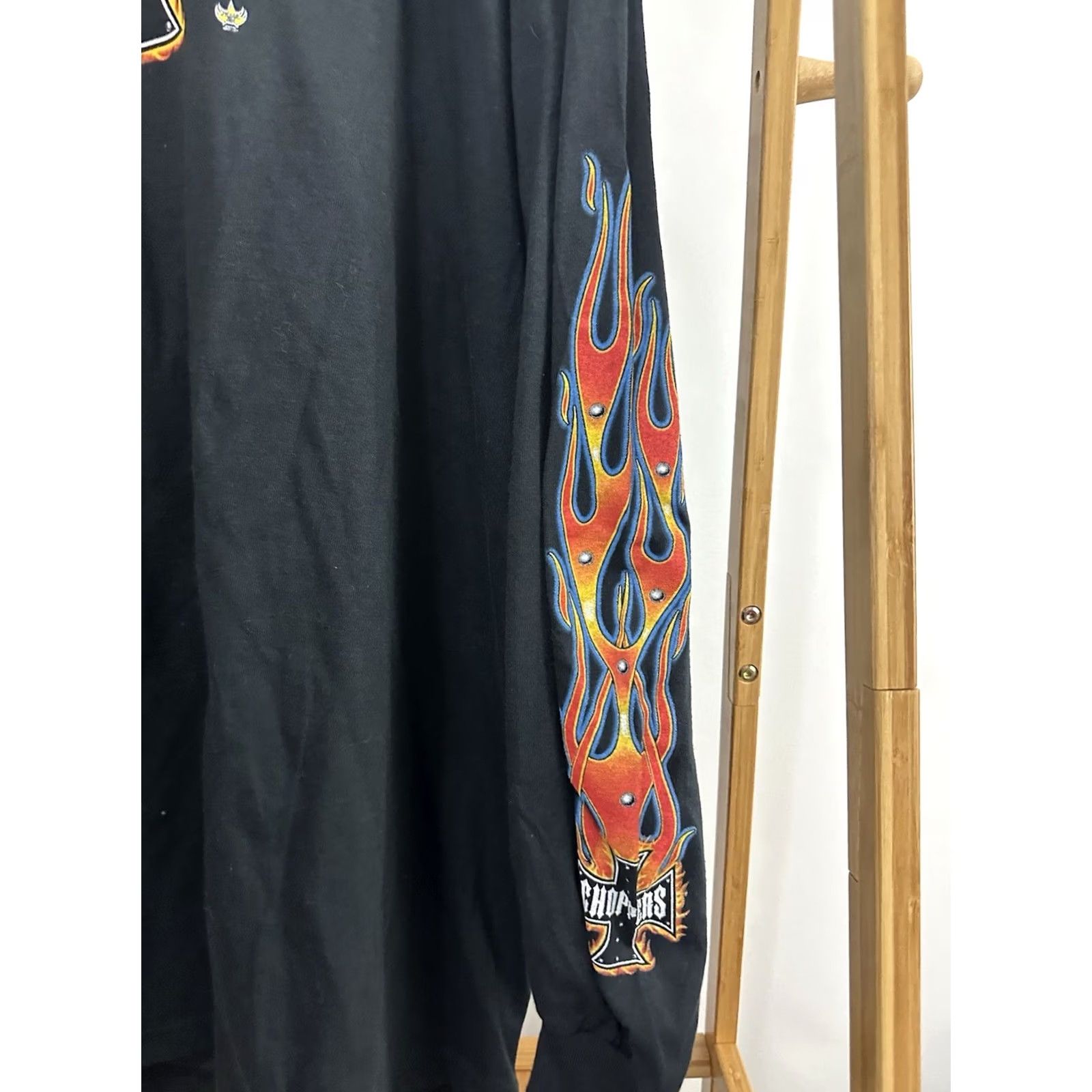 Delta VTG Choppers Biker Better To Be Feared Than Loved Fire Flame LS T-Shirt 2XL Black Men Long Sleeve T-Shirt 2XL Fire Flame Motorcycle Ride Spectrum Mens Size US XXL / EU 58 / 5 - 4 Thumbnail