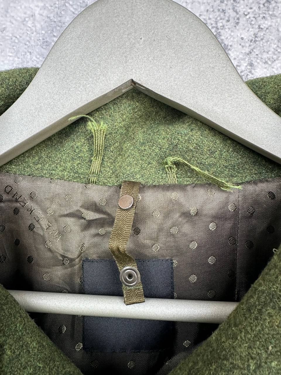 Weekend Max Mara Weekend Max Mara Wool Coat Green Button Front Mid Length Size S / US 4 / IT 40 - 13 Thumbnail