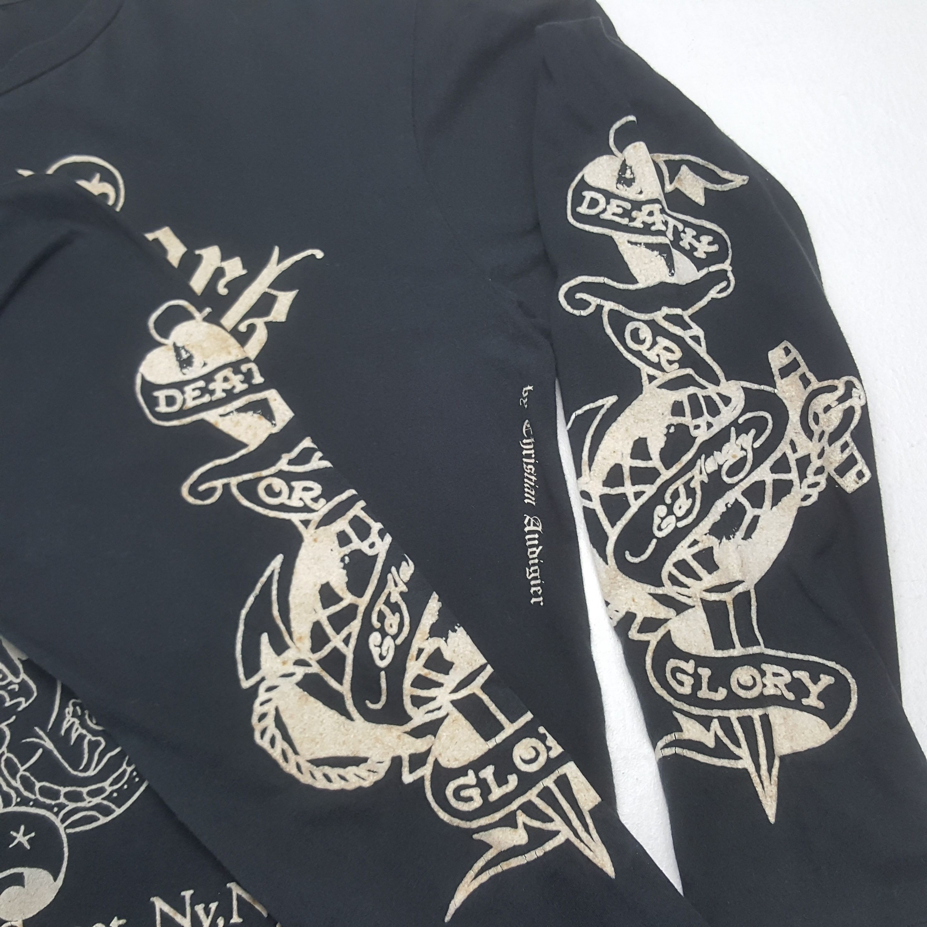 Ed Hardy Vintage Ed Hardy by Christian Audigier Tshirt C312N3 Size US L / EU 52-54 / 3 - 7 Thumbnail