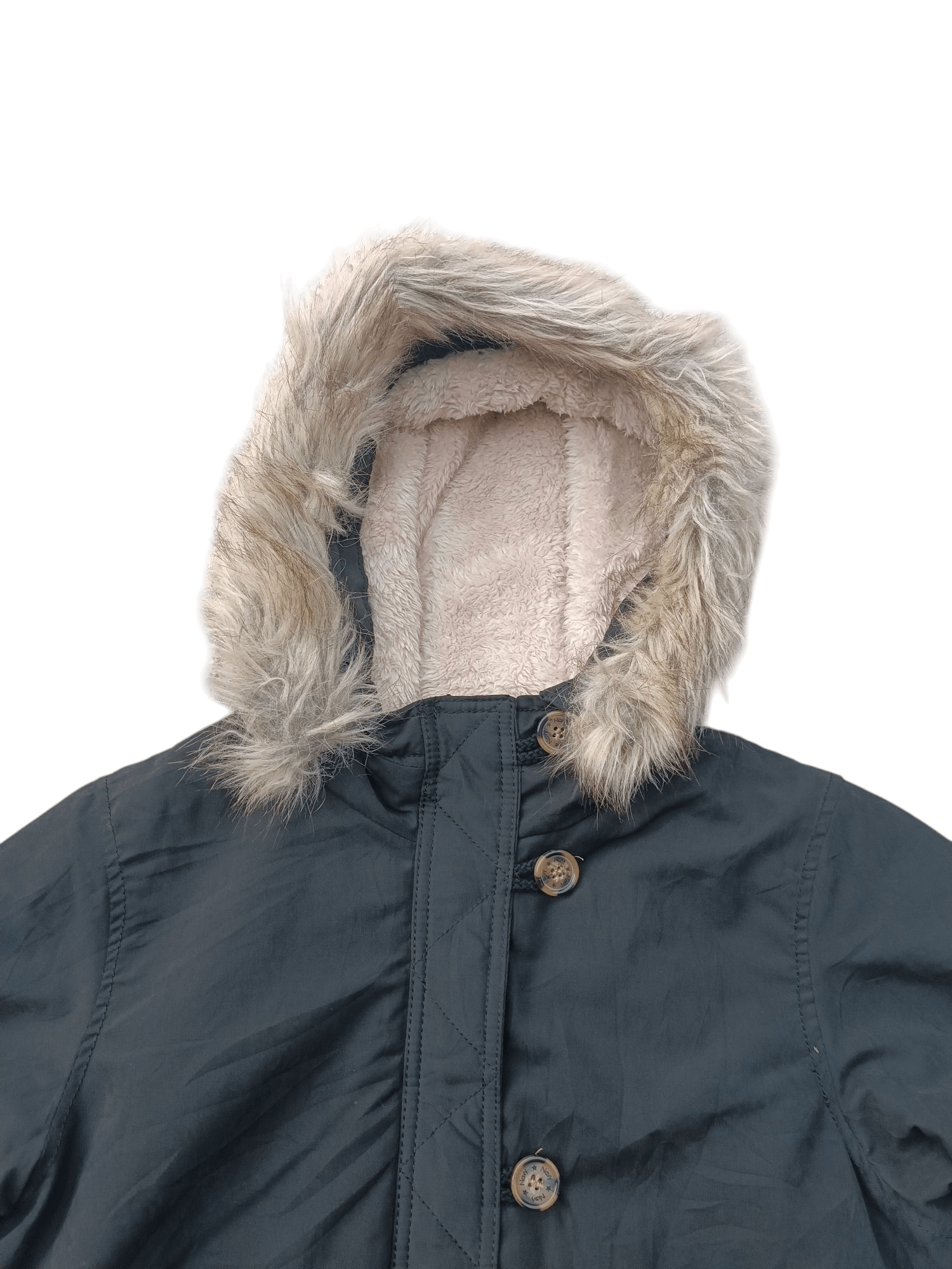 Japanese Brand Japanese Fur Hoodie NAVY Ifsixwasnine Lgb Styled FR011 Size US S / EU 44-46 / 1 - 4 Thumbnail