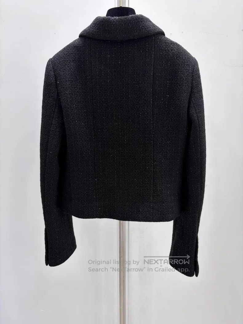 Chanel Chanel Black sequin tweed short jacket Size XS / US 0-2 / IT 36-38 - 2 Thumbnail