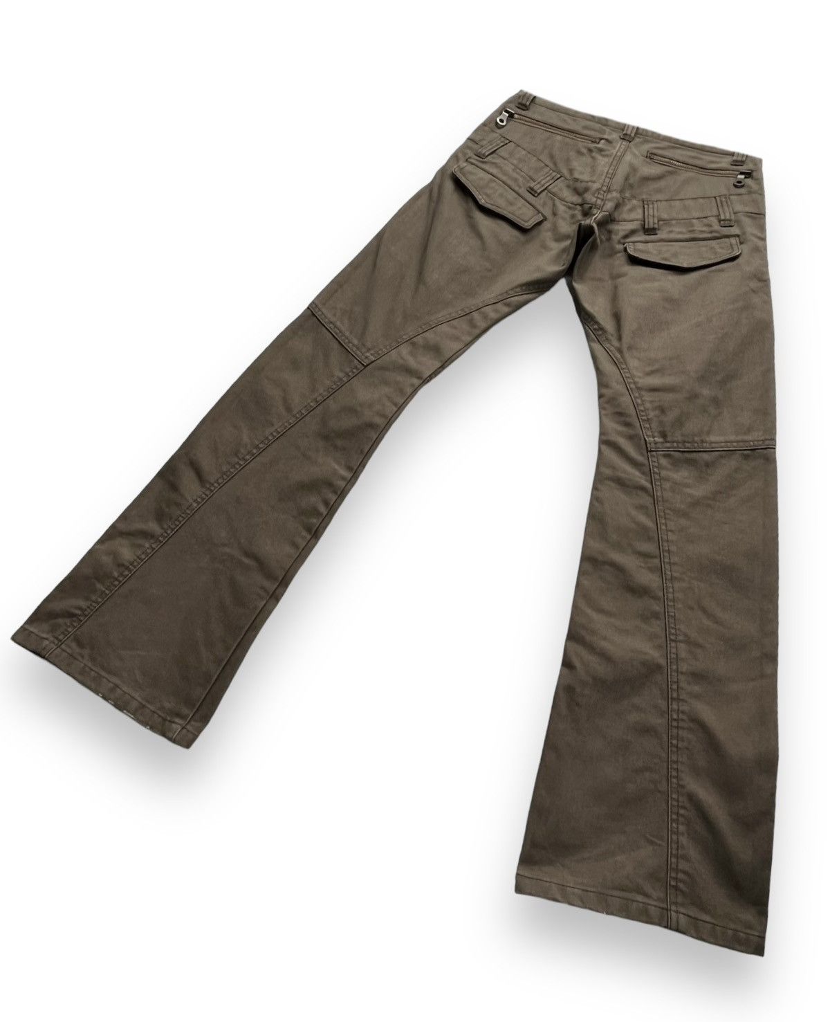 Issey Miyake RARE🔥DE PLUS TETE HOMME Double Waist Sun Faded Brown Flare Size US 28 / EU 44 - 7 Thumbnail
