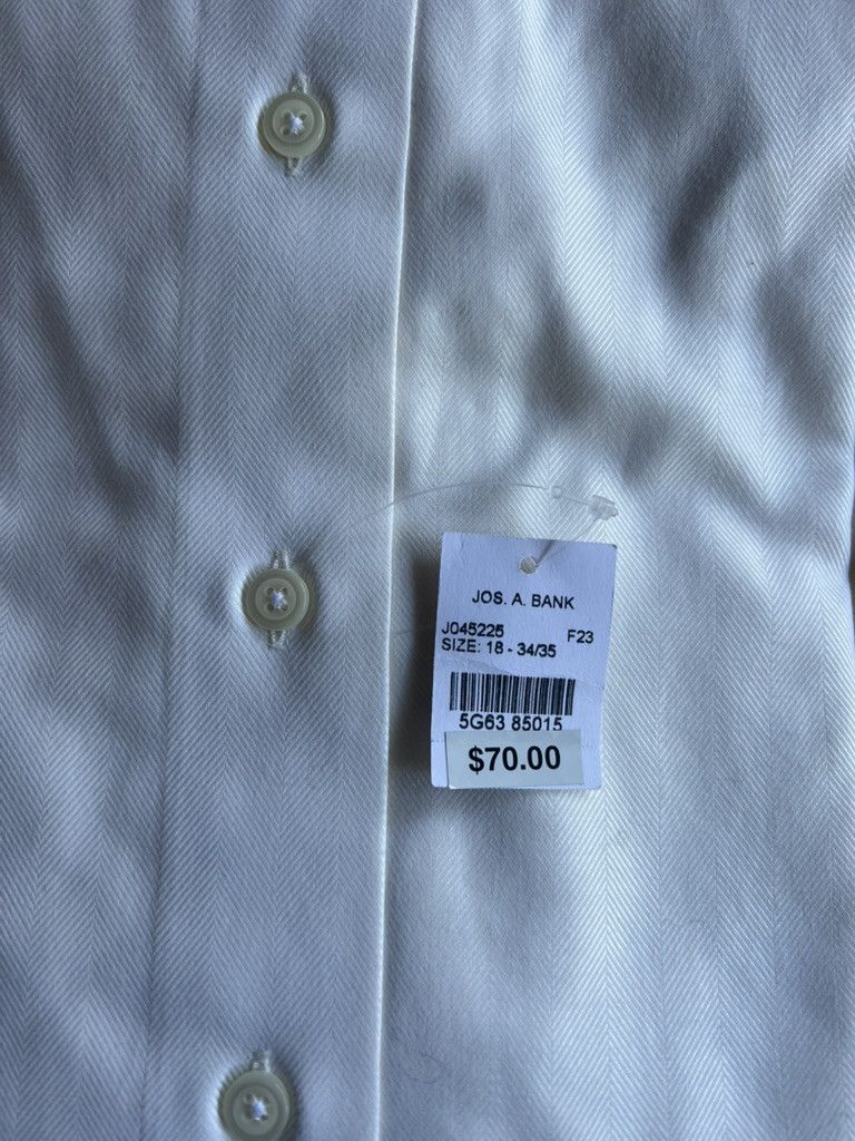 Jos. A. Bank Jos A Bank Ivory Dress Shirt Size US L / EU 52-54 / 3 - 5 Thumbnail