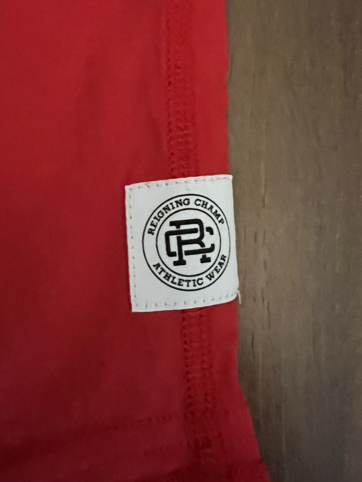 Reigning Champ Reigning Champ Serged Hem Tee in Red Size US S / EU 44-46 / 1 - 4 Thumbnail