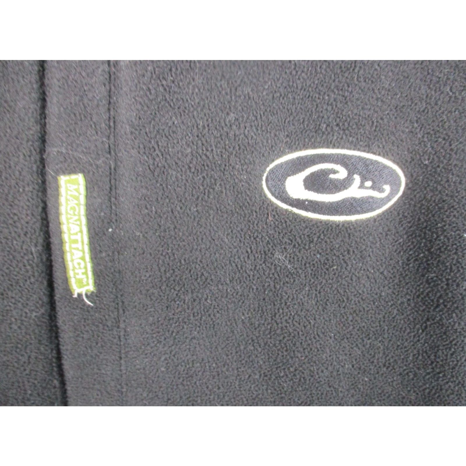 Vintage Drake Vest Mens Large Black Fleece Full Zip Hunting Pockets Outdoor Magnattach Pockets Zip Front Stand-Up Collar Quilted Polyester Lining Black Solid Size US L / EU 52-54 / 3 - 3 Thumbnail