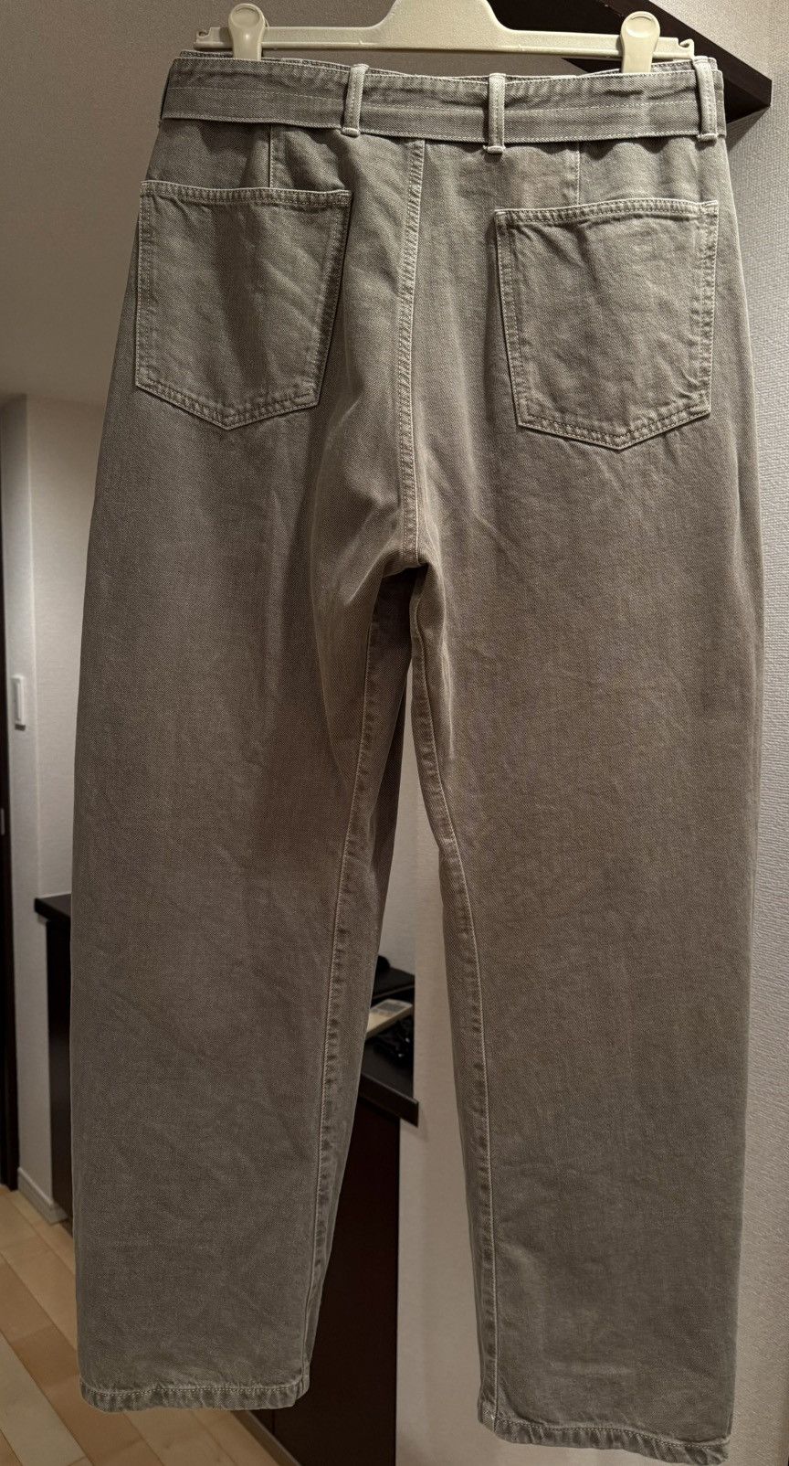 Lemaire Lemaire very rare "snow olive" twisted belted jeans size M Size US 30 / EU 46 - 3 Thumbnail