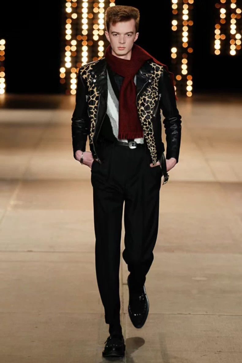 Yves Saint Laurent saint Laurent 14fw runway leopard print horse fur jacket 25 Size US M / EU 48-50 / 2 - 7 Thumbnail