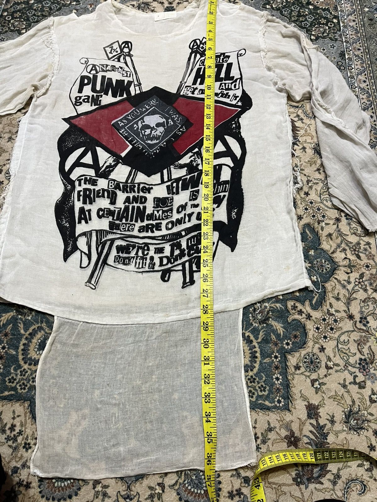 Boy London Boy London 1980s seditionaries print muslin bondage Size US M / EU 48-50 / 2 - 7 Thumbnail