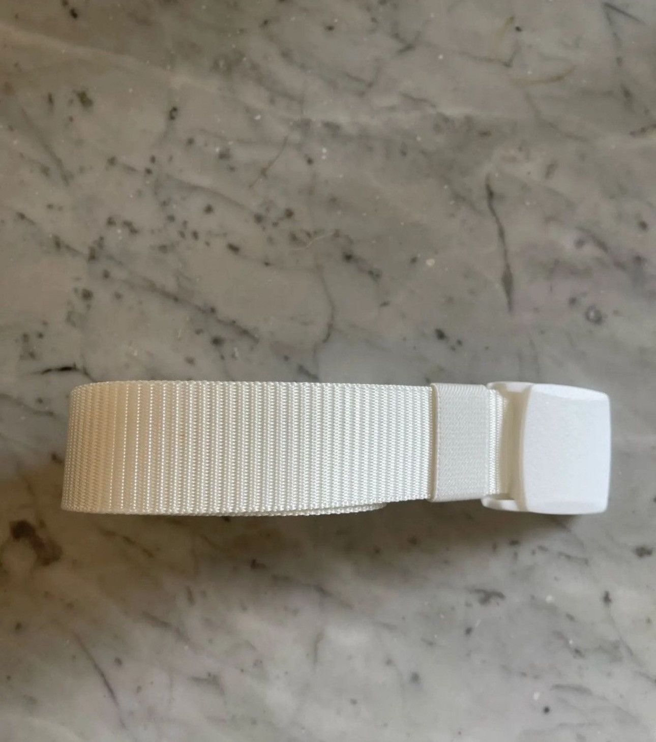 Designer 120cm Smart Casual White Elegant Belt Size ONE SIZE - 3 Thumbnail